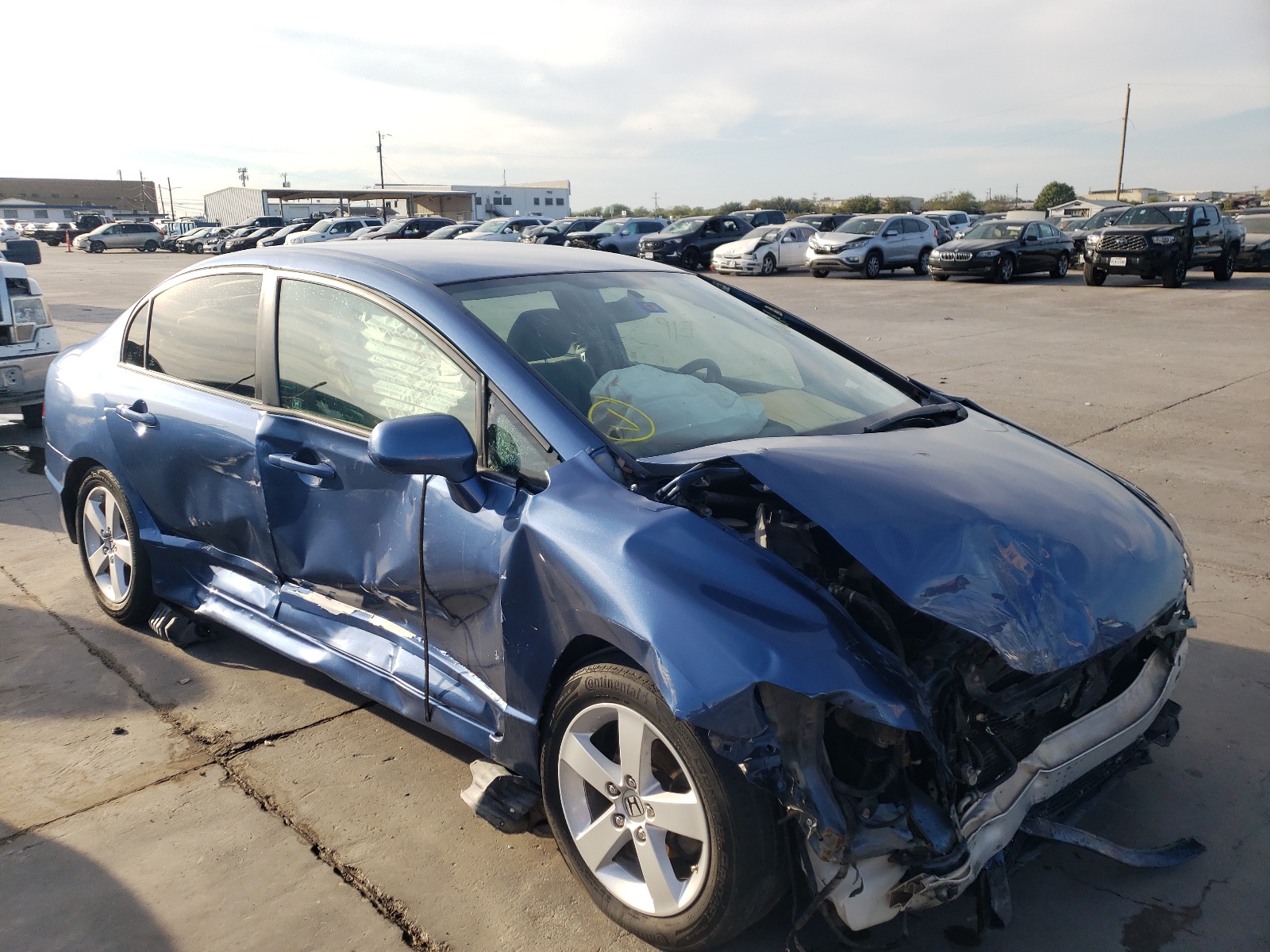 Photo 9 from auction – 2007 HONDA CIVIC LX with VIN 1HGFA16537L014520