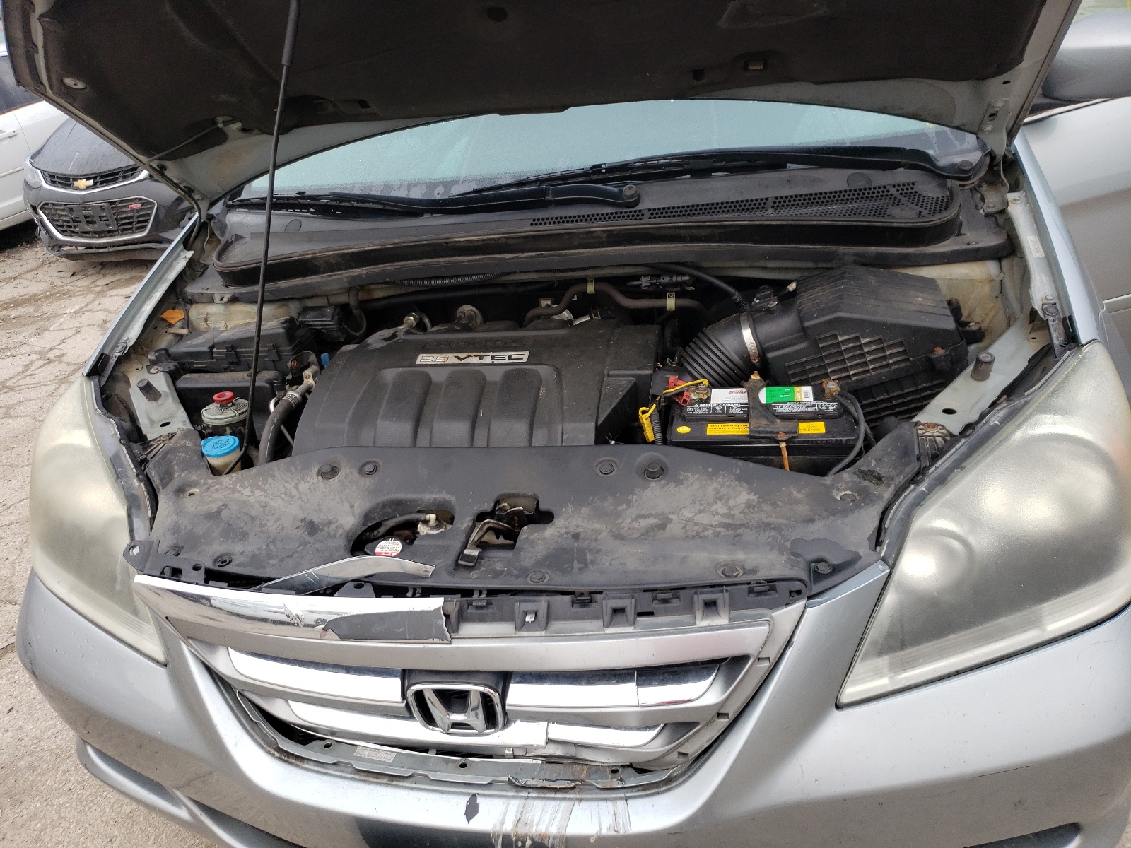 Photo 7 from auction – 2007 HONDA ODYSSEY EX with VIN 5FNRL38447B129748