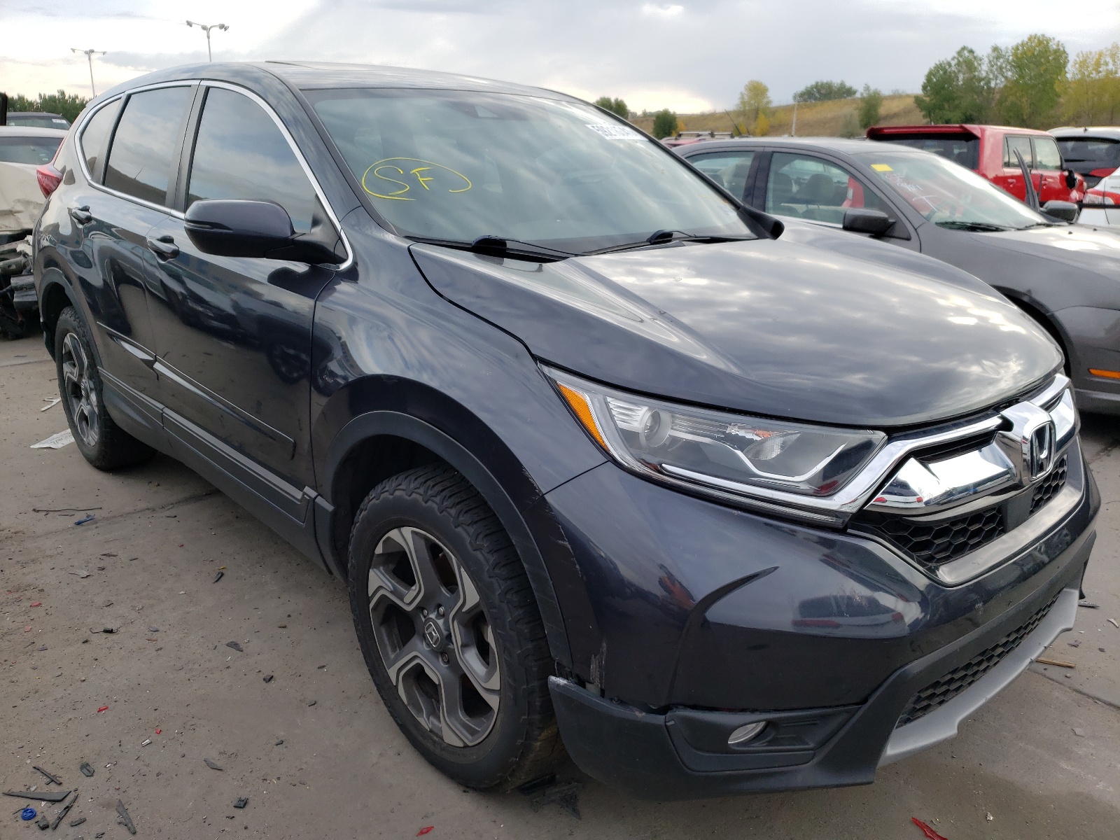 Photo 1 from auction – 2017 HONDA CR-V EX with VIN 2HKRW2H57HH664408