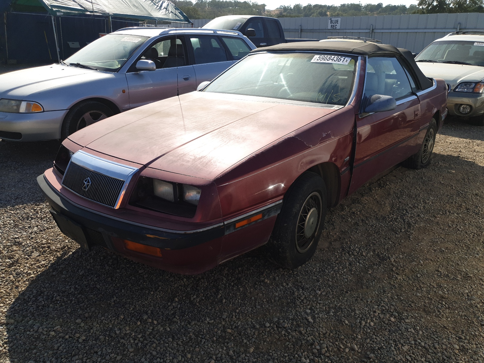 Photo 2 from auction – 1991 CHRYSLER LEBARON with VIN 1C3XJ4532MG121880