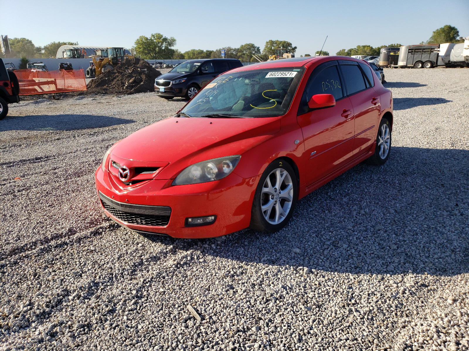 Photo 2 from auction – 2007 MAZDA 3 HATCHBAC with VIN JM1BK343X71668689