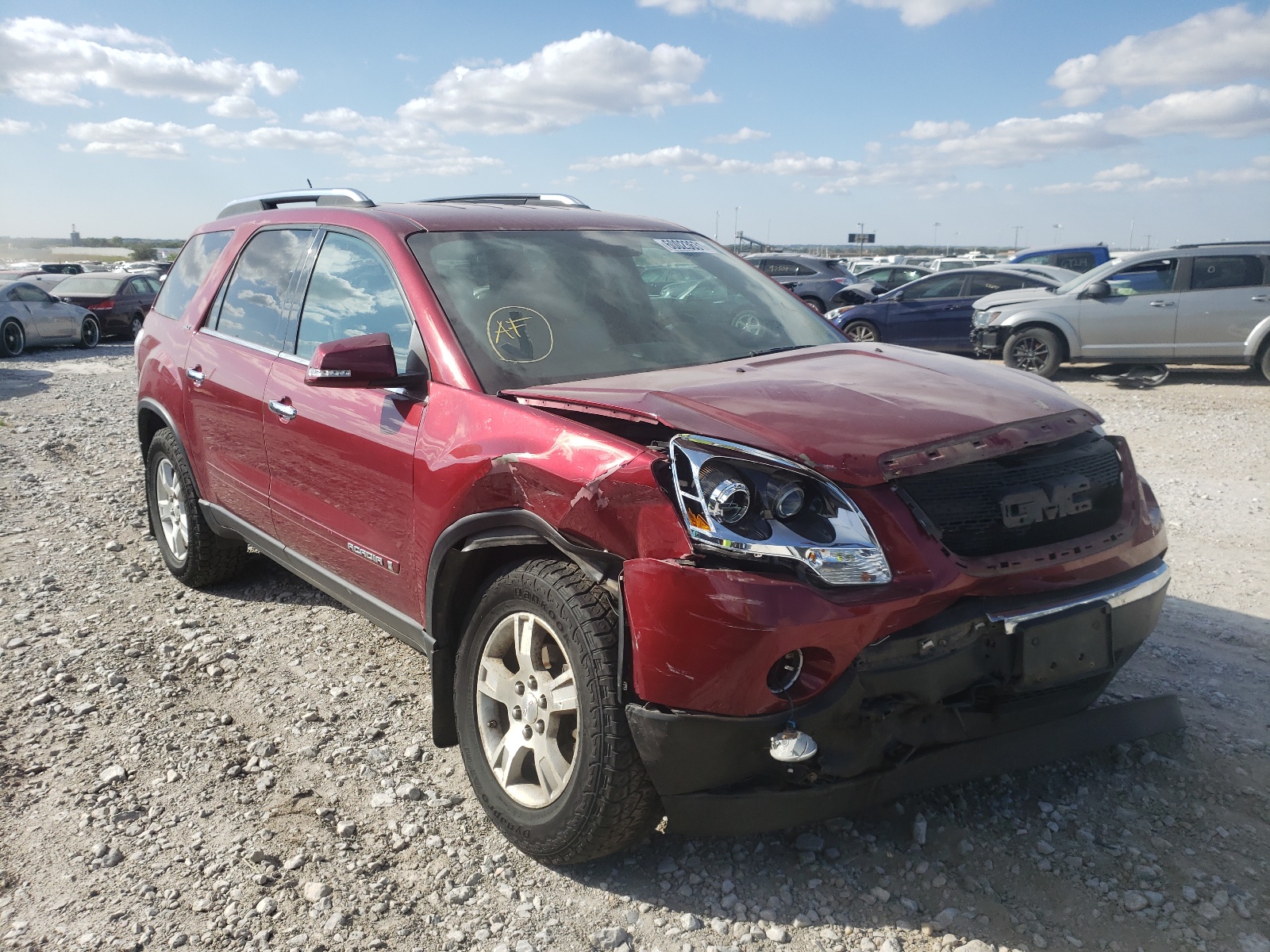 Photo 1 from auction – 2008 GMC ACADIA SLT with VIN 1GKEV33708J303050