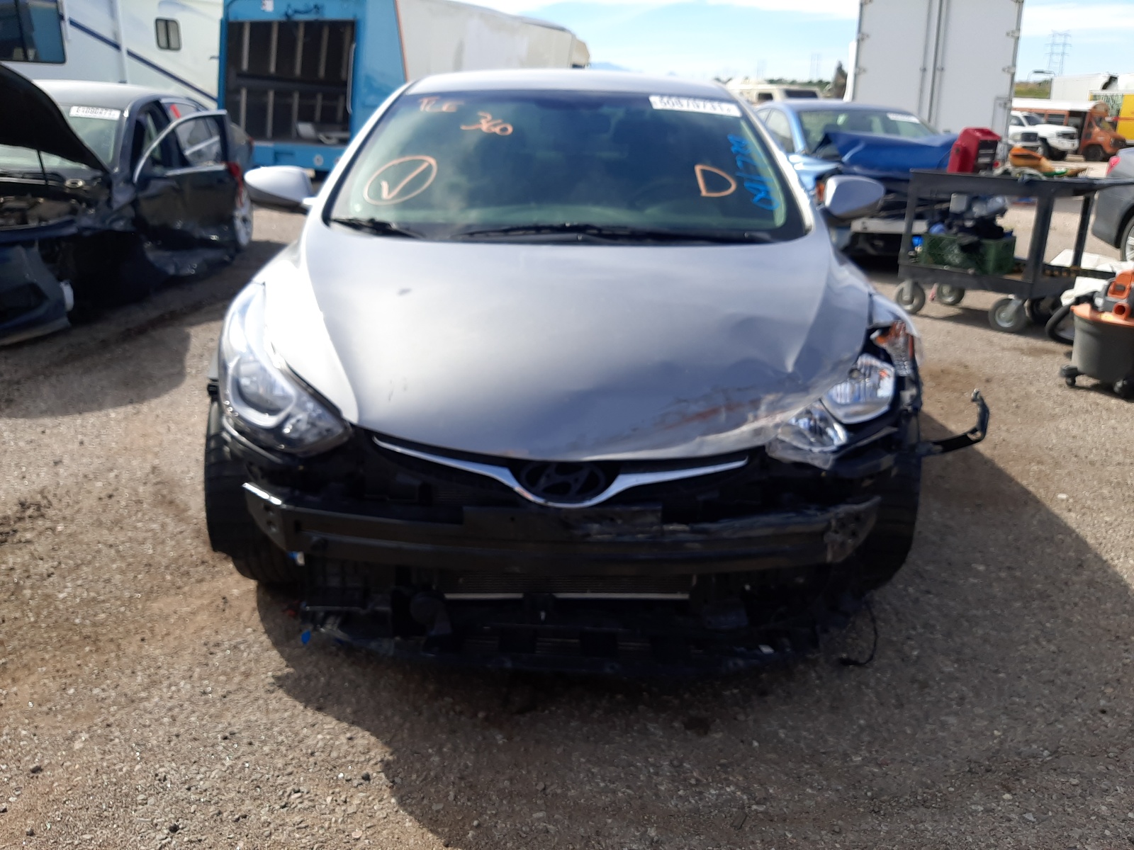 Photo 9 from auction – 2014 HYUNDAI ELANTRA SE with VIN KMHDH4AE3EU091739