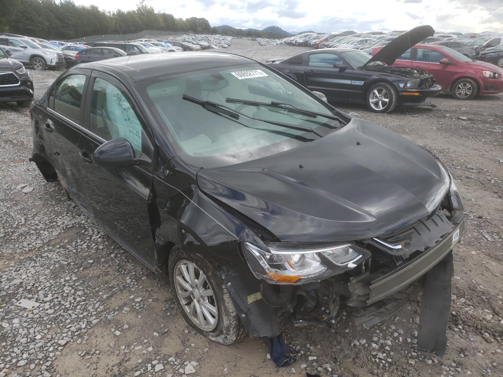 CHEVROLET SONIC LT 2017 with VIN 1G1JD5SH4H4100396 - Photo from auction