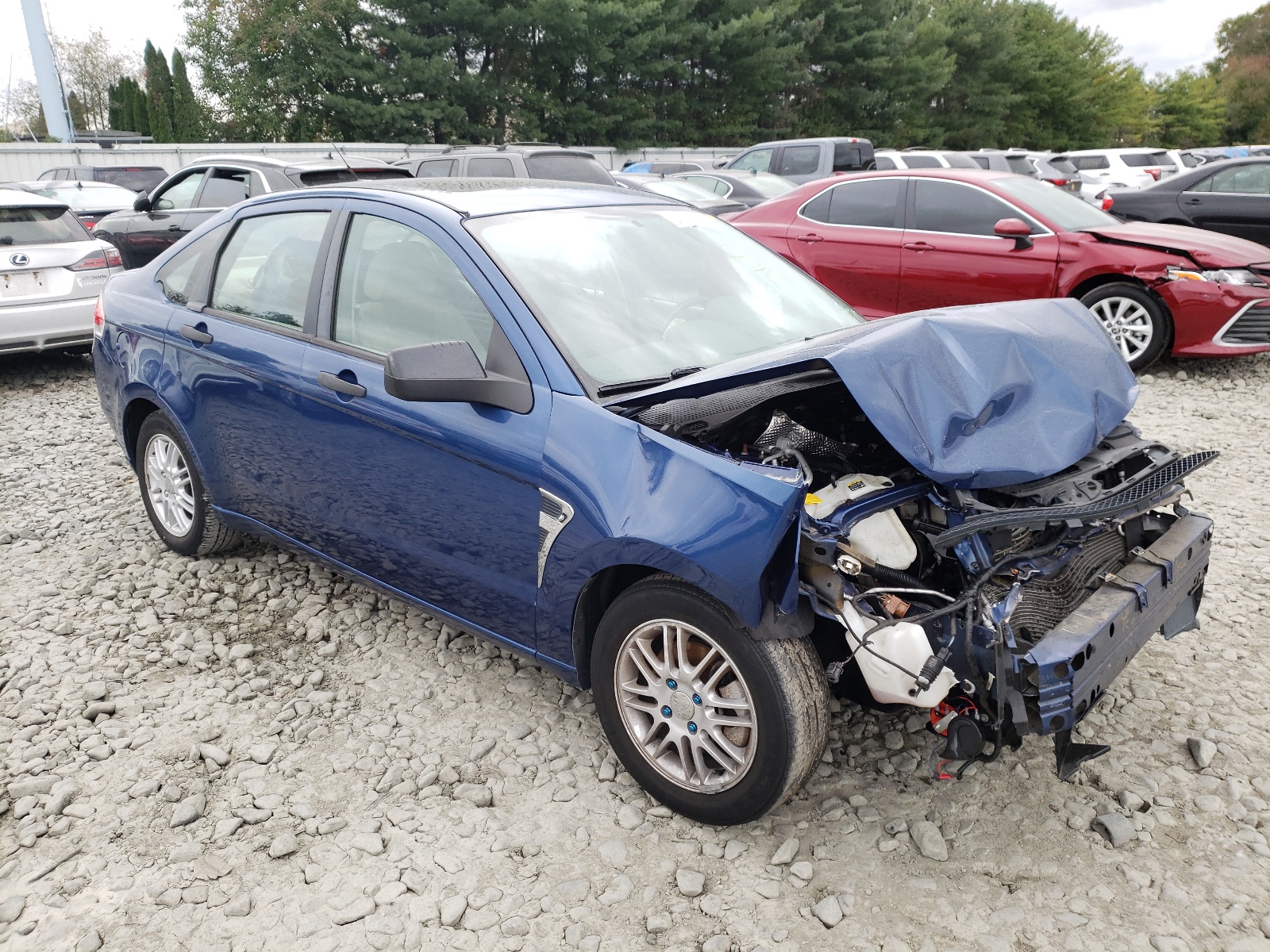 Photo 1 from auction – 2008 FORD FOCUS SE with VIN 1FAHP35N88W276350
