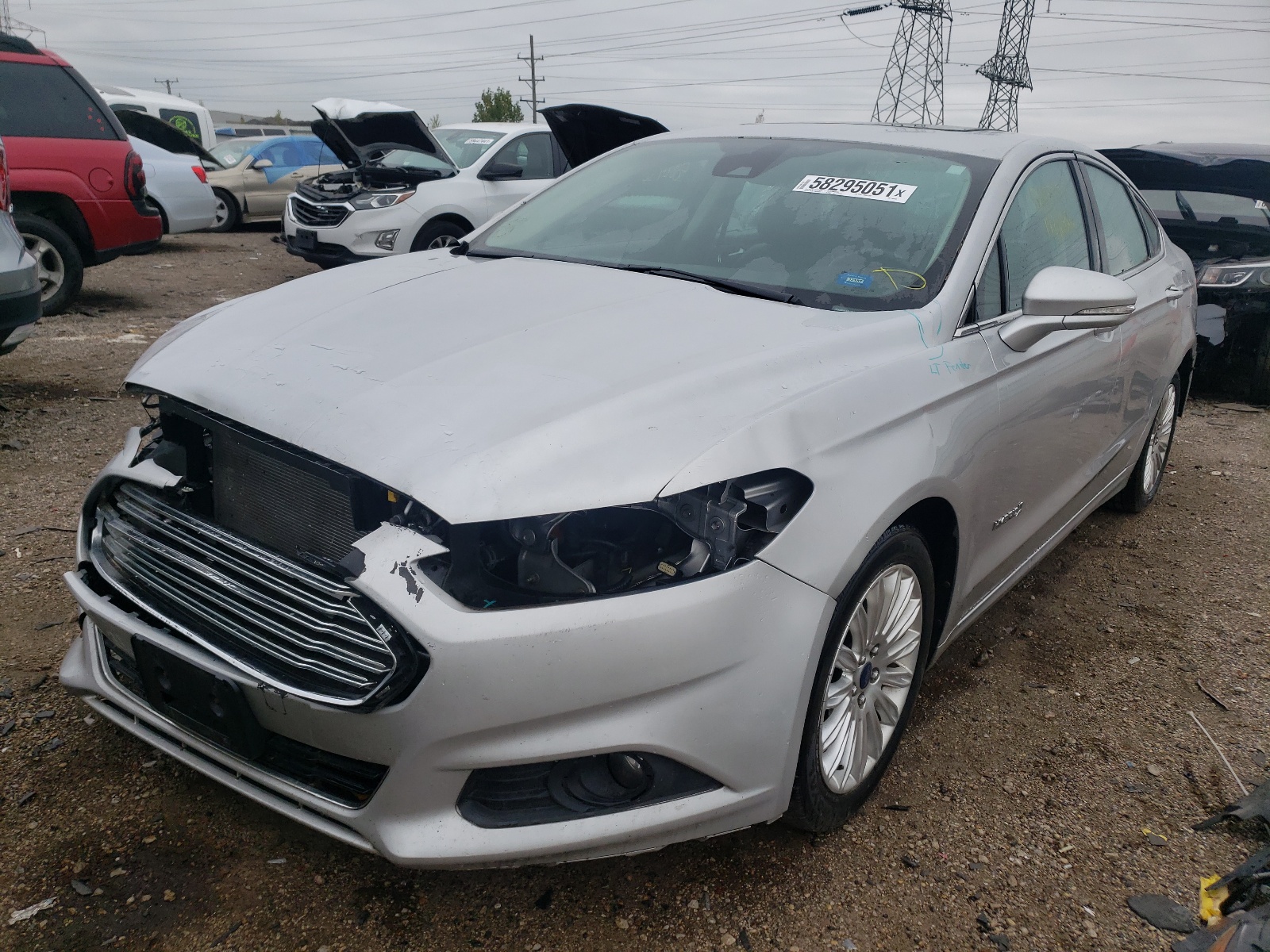 Photo 2 from auction – 2013 FORD FUSION SE with VIN 3FA6P0LU9DR293073