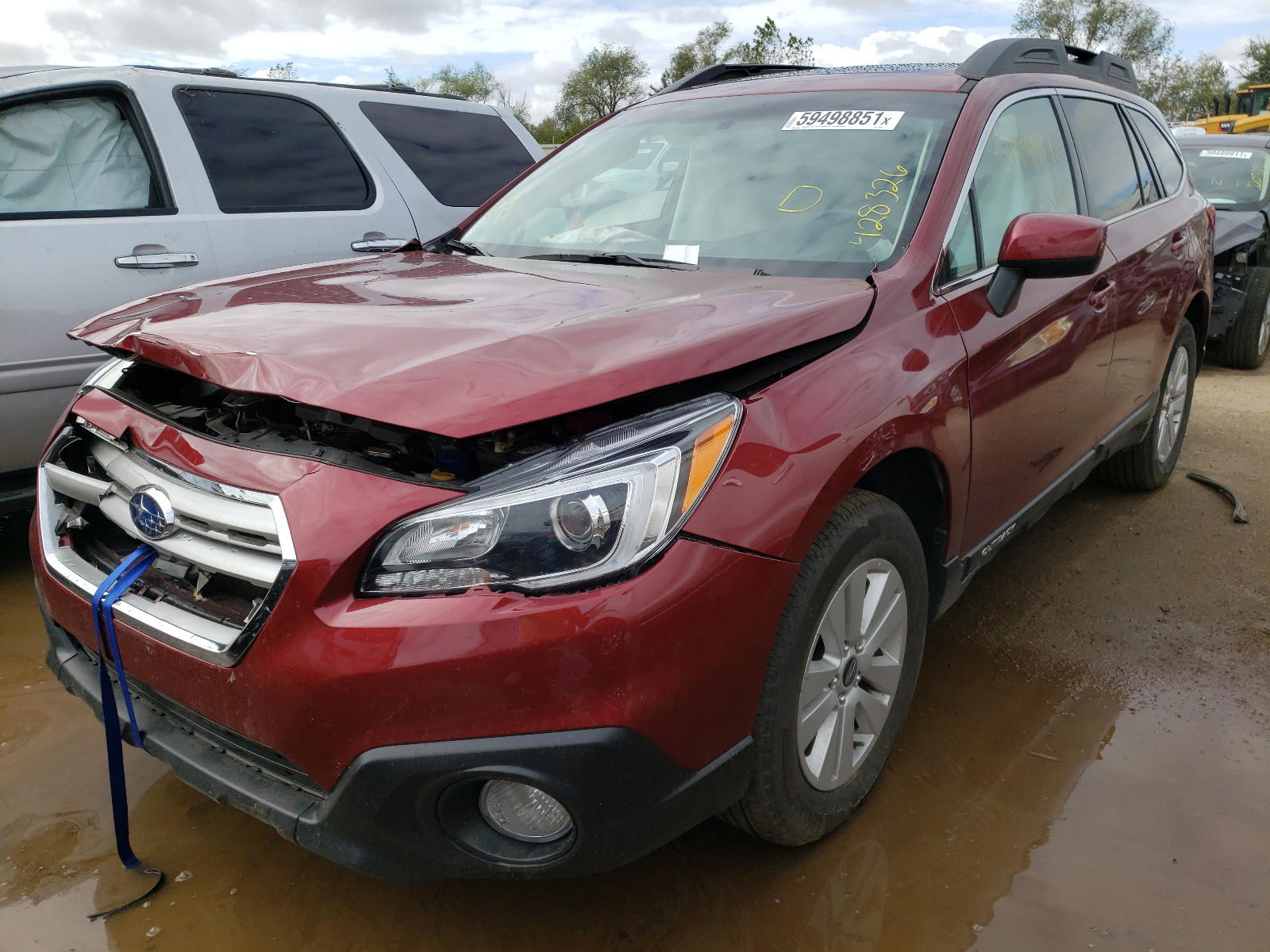 Photo 2 from auction – 2017 SUBARU OUTBACK 2. with VIN 4S4BSADC5H3428326