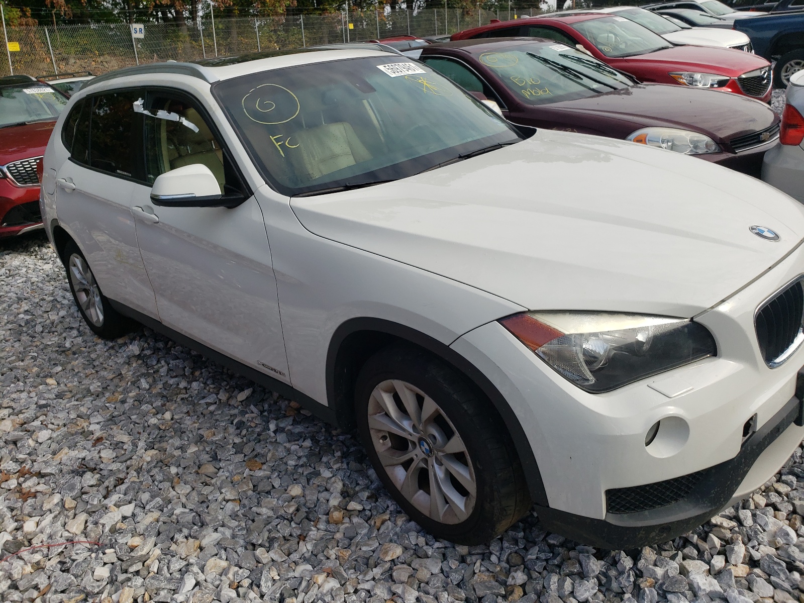 BMW X1 XDRIVE2 2013 with VIN WBAVL1C53DVR88620 - Photo from auction