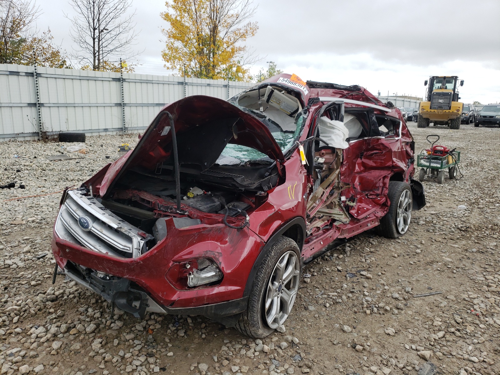 Photo 2 from auction – 2017 FORD ESCAPE TIT with VIN 1FMCU9J98HUA33377
