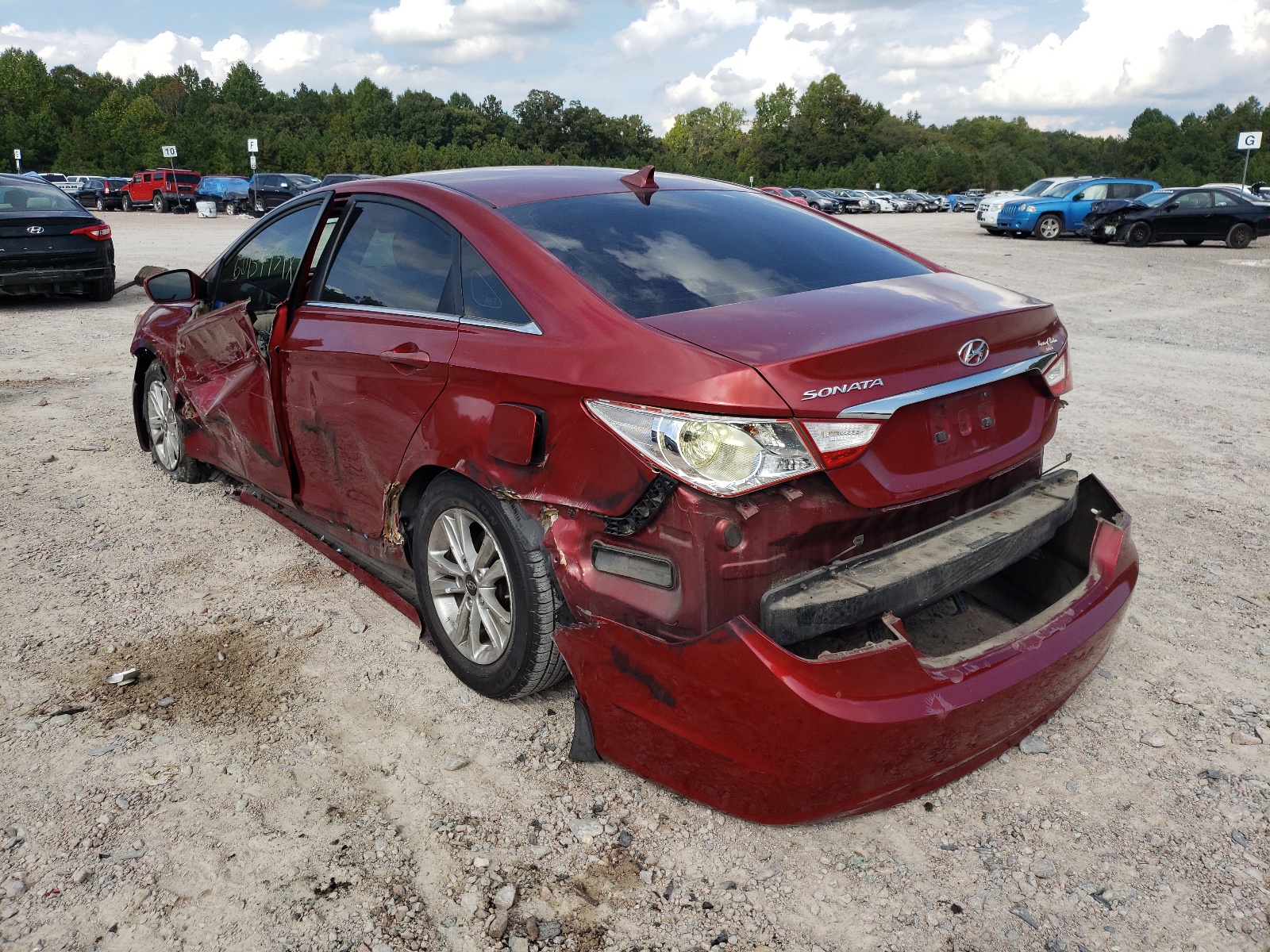 Photo 3 from auction – 2011 HYUNDAI SONATA GLS with VIN 5NPEB4AC7BH100537
