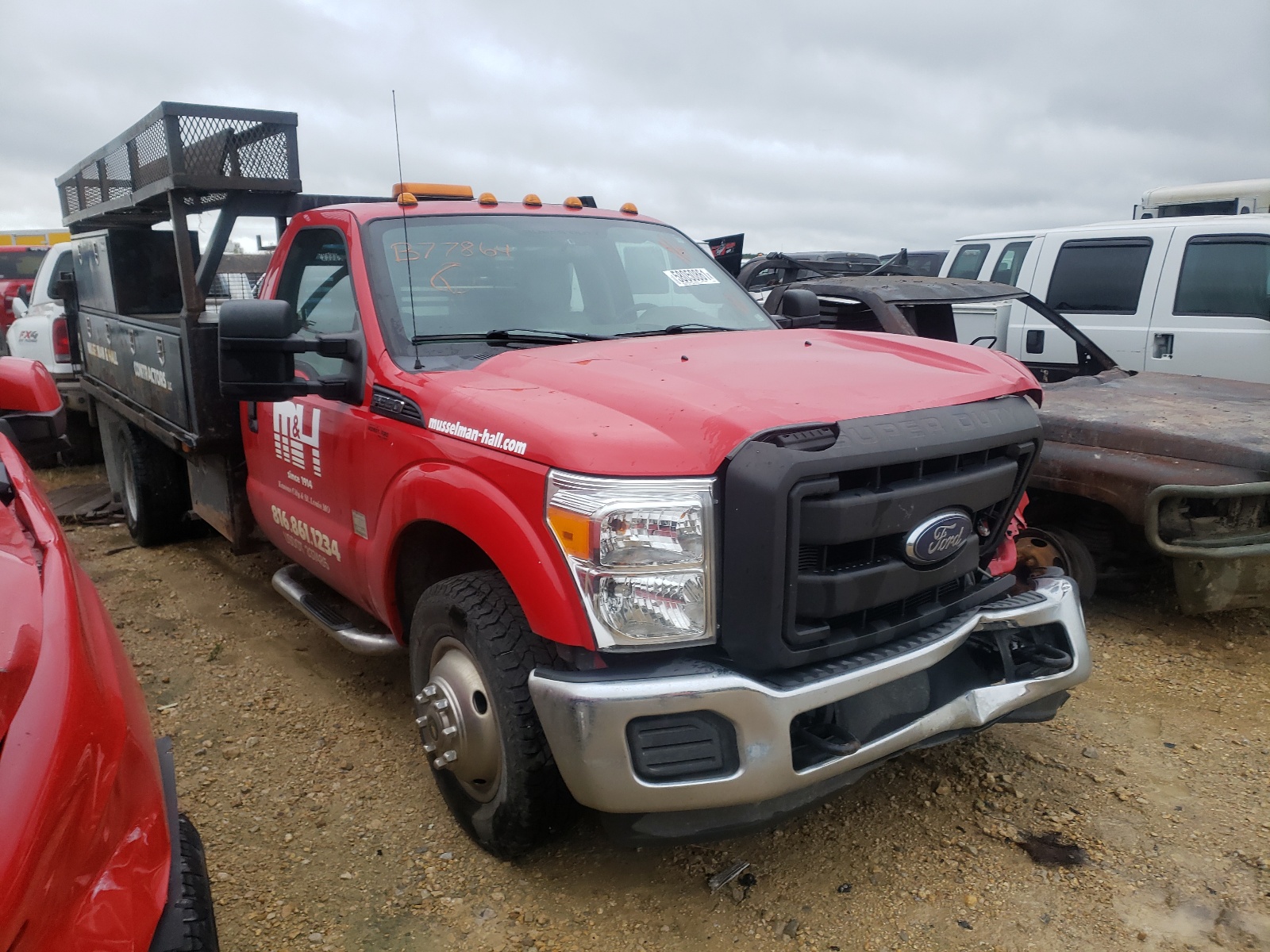 FORD F350 SUPER 2014 with VIN 1FDRF3G69EEB77864 - Photo from auction