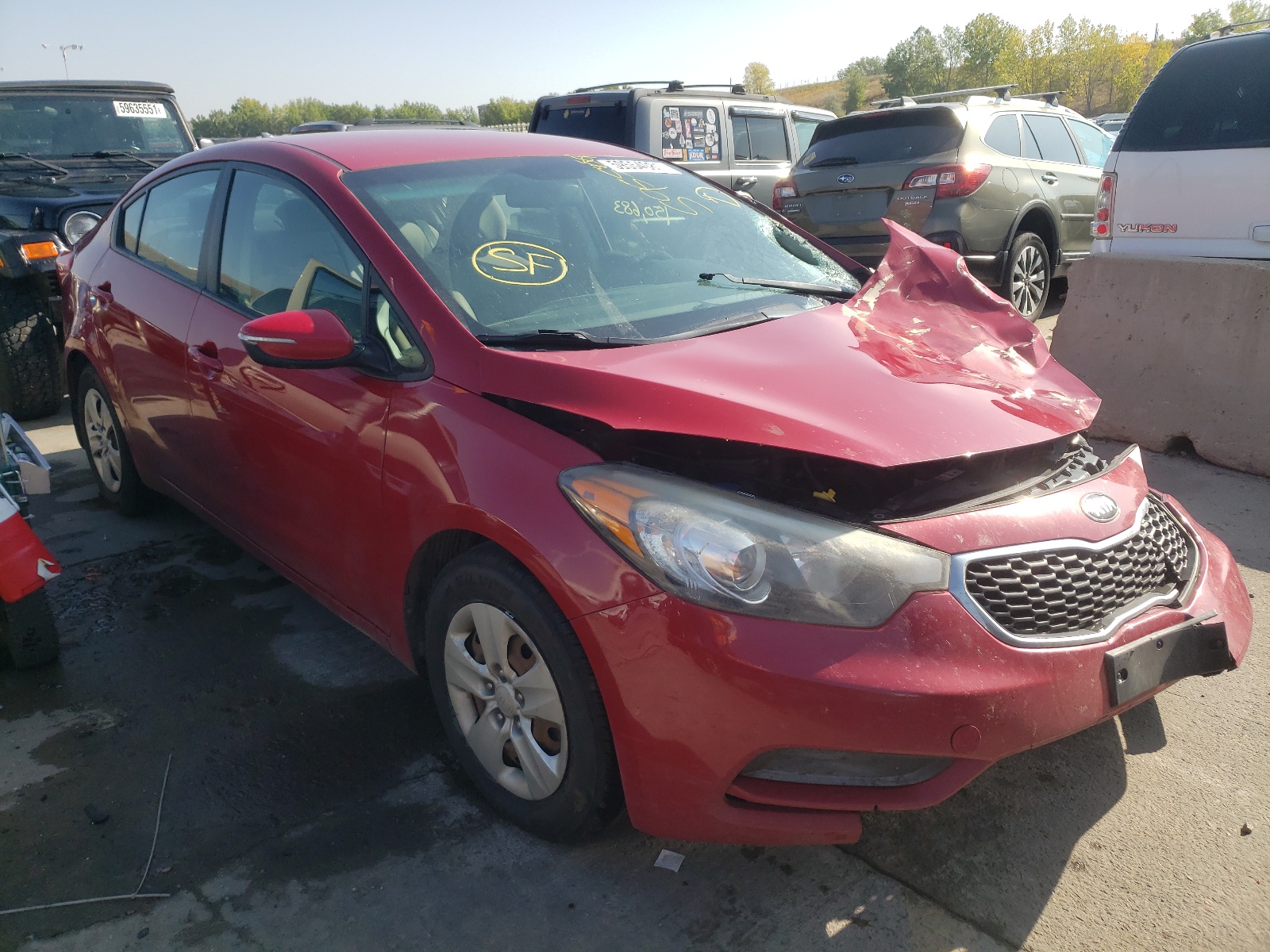 Photo 1 from auction – 2015 KIA FORTE LX with VIN KNAFX4A65F5318926