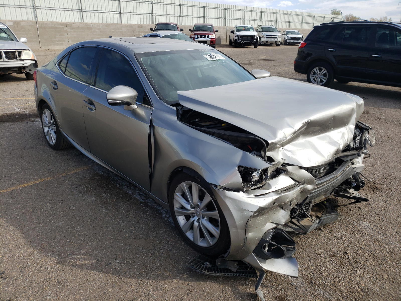 LEXUS IS 200T 2016 with VIN JTHBA1D22G5036128 - Photo from auction