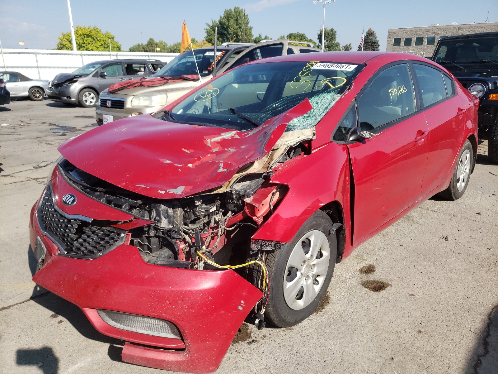 Photo 2 from auction – 2015 KIA FORTE LX with VIN KNAFX4A65F5318926