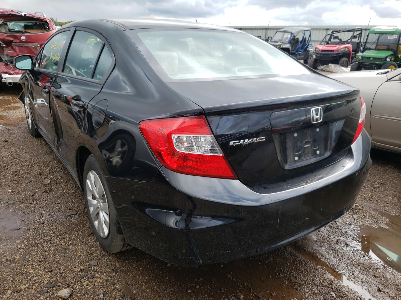 Photo 3 from auction – 2012 HONDA CIVIC LX with VIN 19XFB2F51CE056883