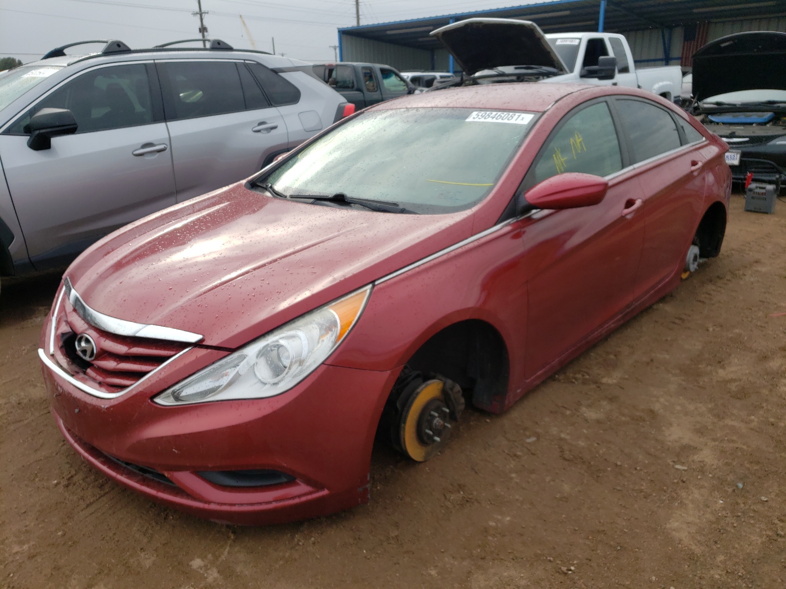 Photo 2 from auction – 2013 HYUNDAI SONATA GLS with VIN 5NPEB4AC0DH548590