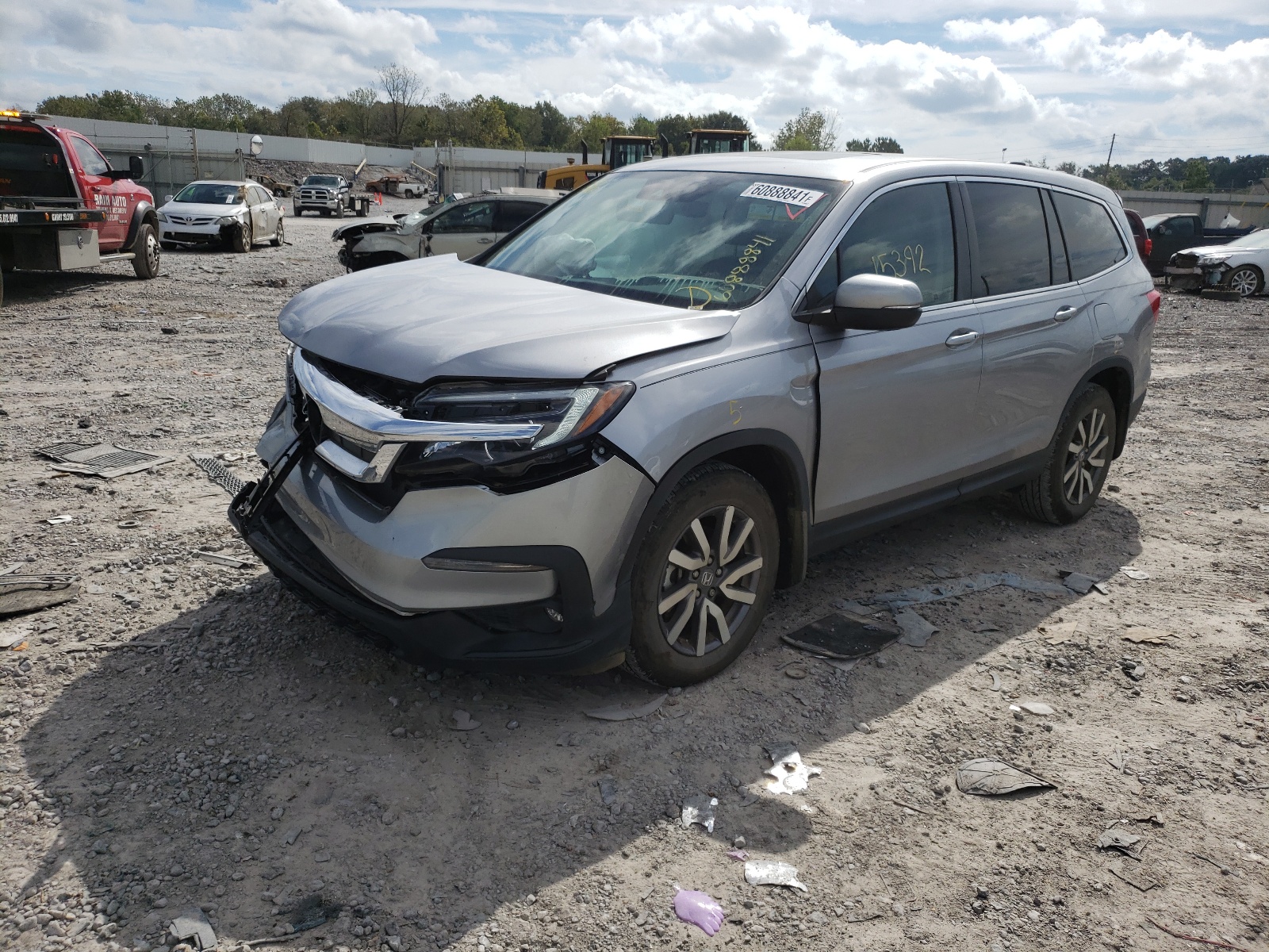 Photo 2 from auction – 2020 HONDA PILOT EXL with VIN 5FNYF5H58LB028729