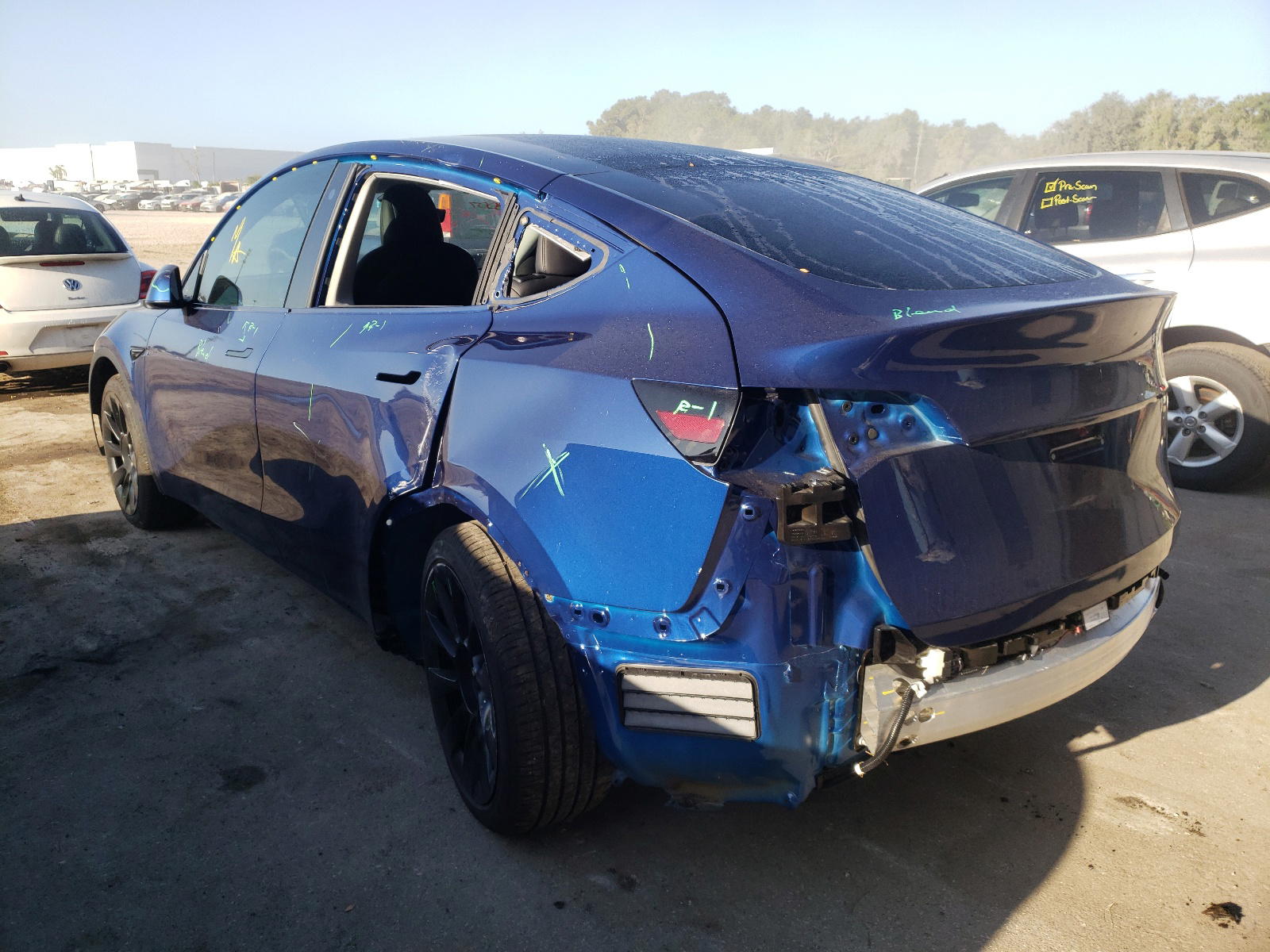 Photo 3 from auction – 2021 TESLA MODEL Y with VIN 5YJYGAEEXMF149094
