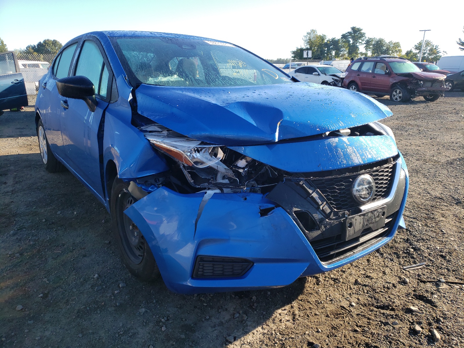 NISSAN VERSA S 2021 with VIN 3N1CN8DV7ML809235 - Photo from auction