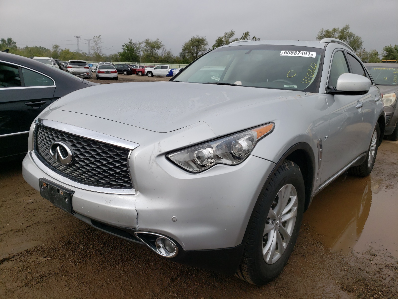 Photo 2 from auction – 2017 INFINITI QX70 with VIN JN8CS1MW6HM410872