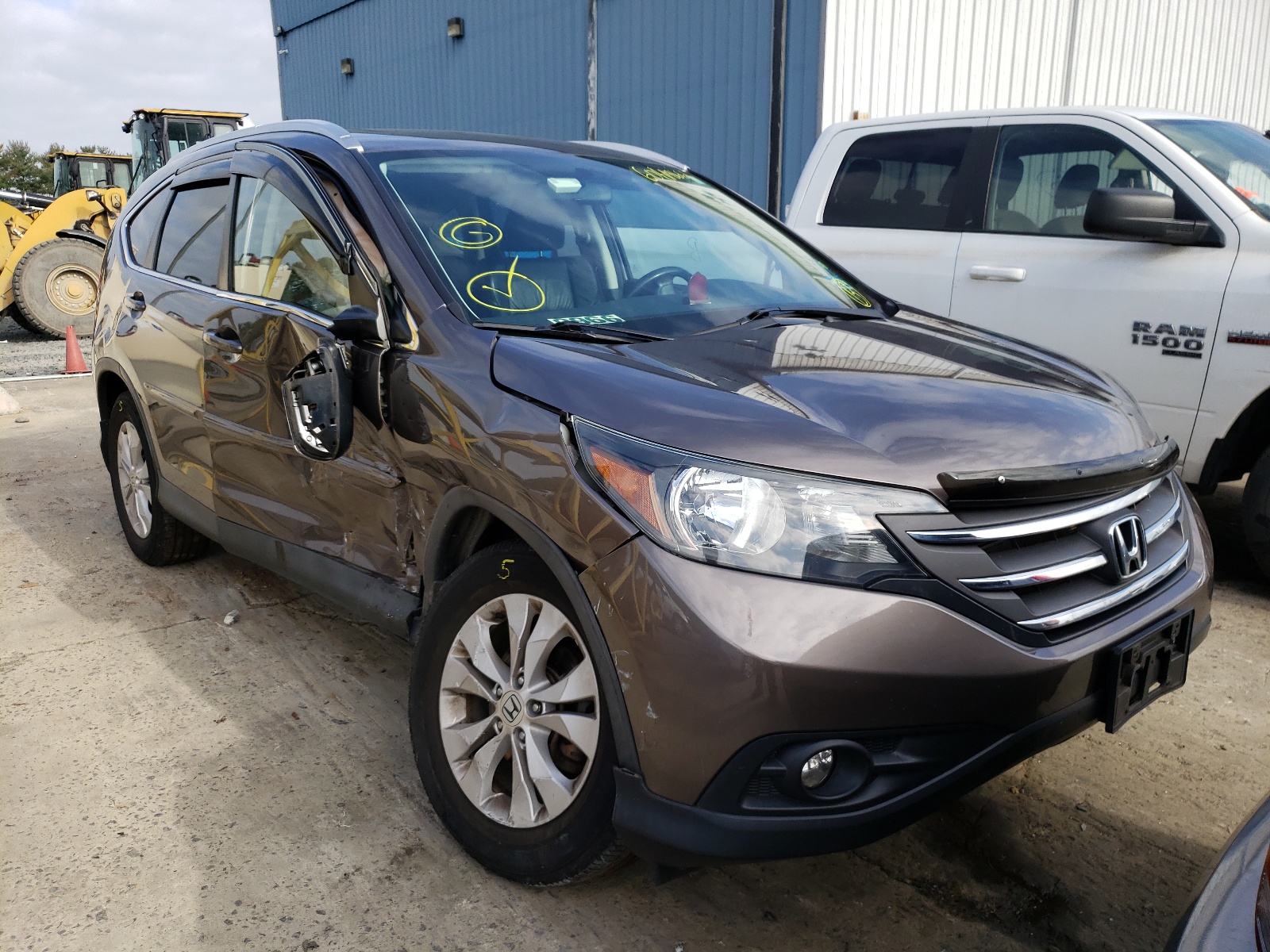 Photo 1 from auction – 2014 HONDA CR-V EXL with VIN 2HKRM4H73EH656272