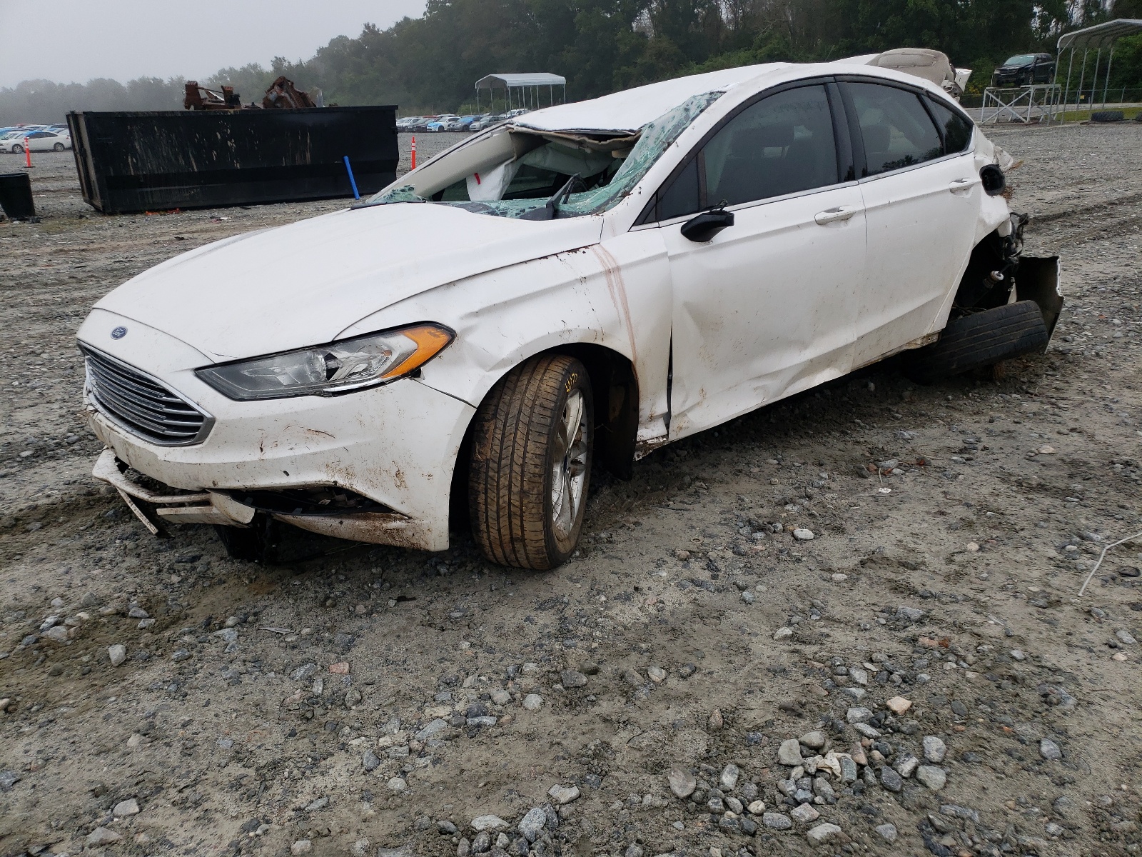 Photo 2 from auction – 2018 FORD FUSION SE with VIN 3FA6P0HD3JR157607