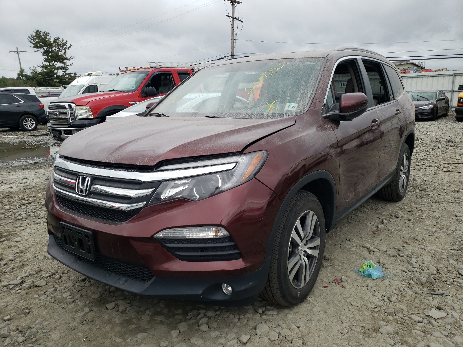 Photo 2 from auction – 2018 HONDA PILOT EXL with VIN 5FNYF6H57JB002612