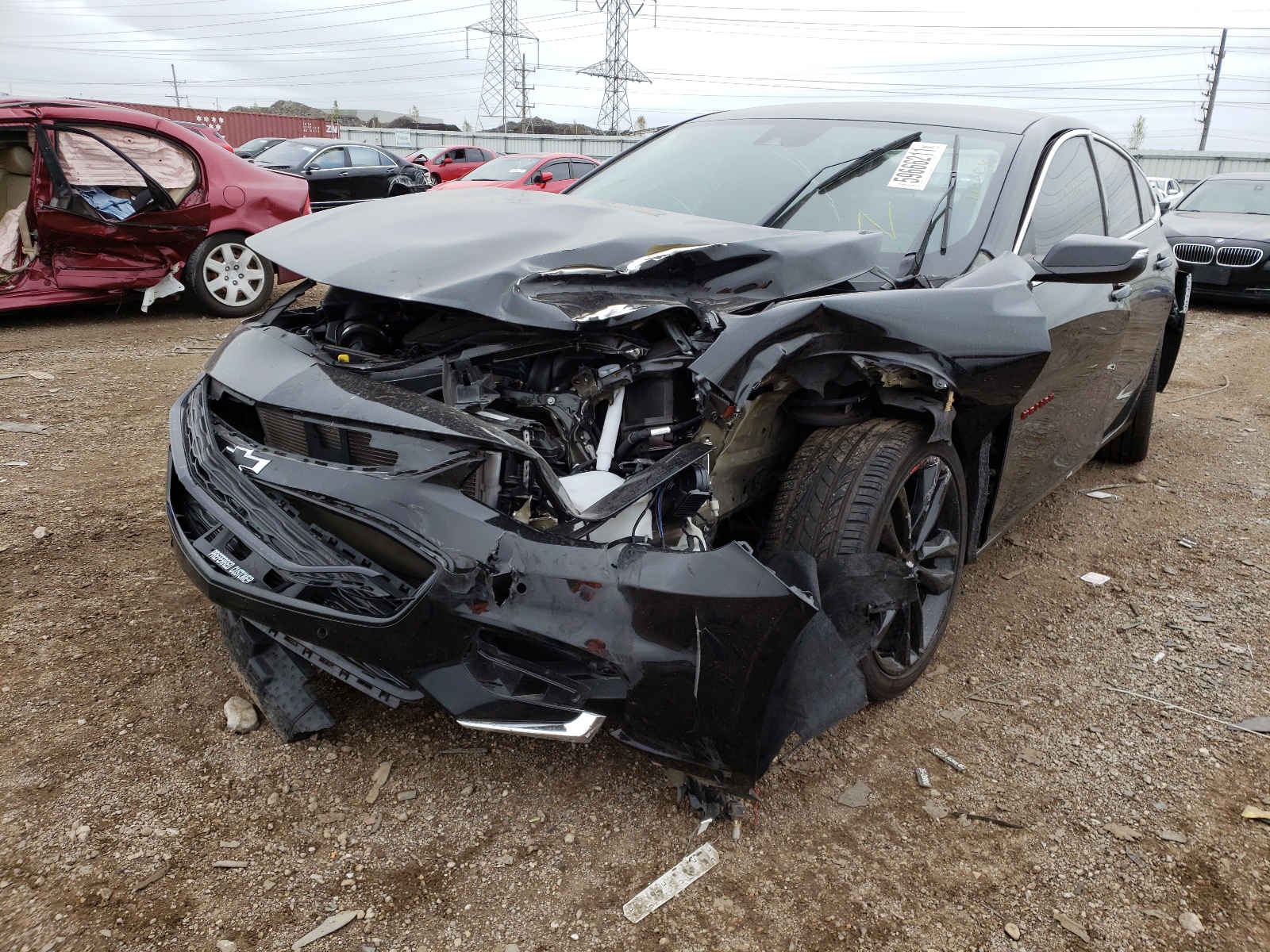 Photo 2 from auction – 2018 CHEVROLET MALIBU LT with VIN 1G1ZD5ST6JF223022