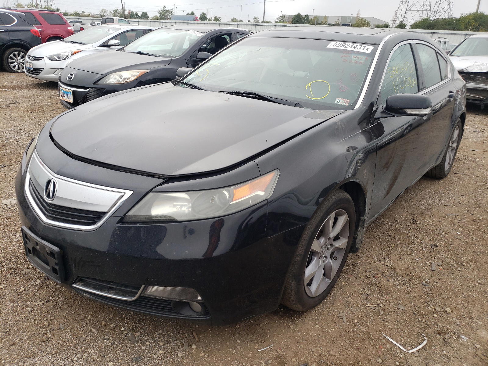 Photo 2 from auction – 2013 ACURA TL TECH with VIN 19UUA8F56DA016849
