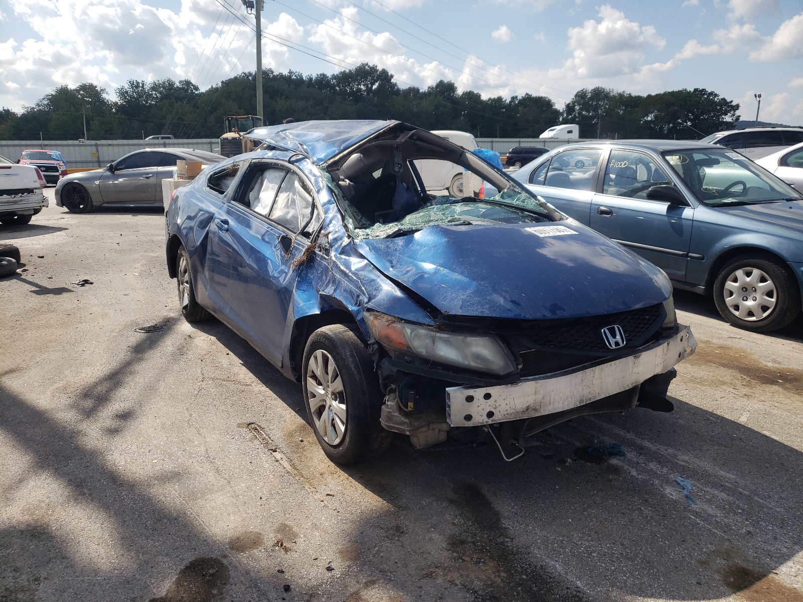 HONDA CIVIC LX 2012 with VIN 2HGFG3B53CH501059 - Photo from auction