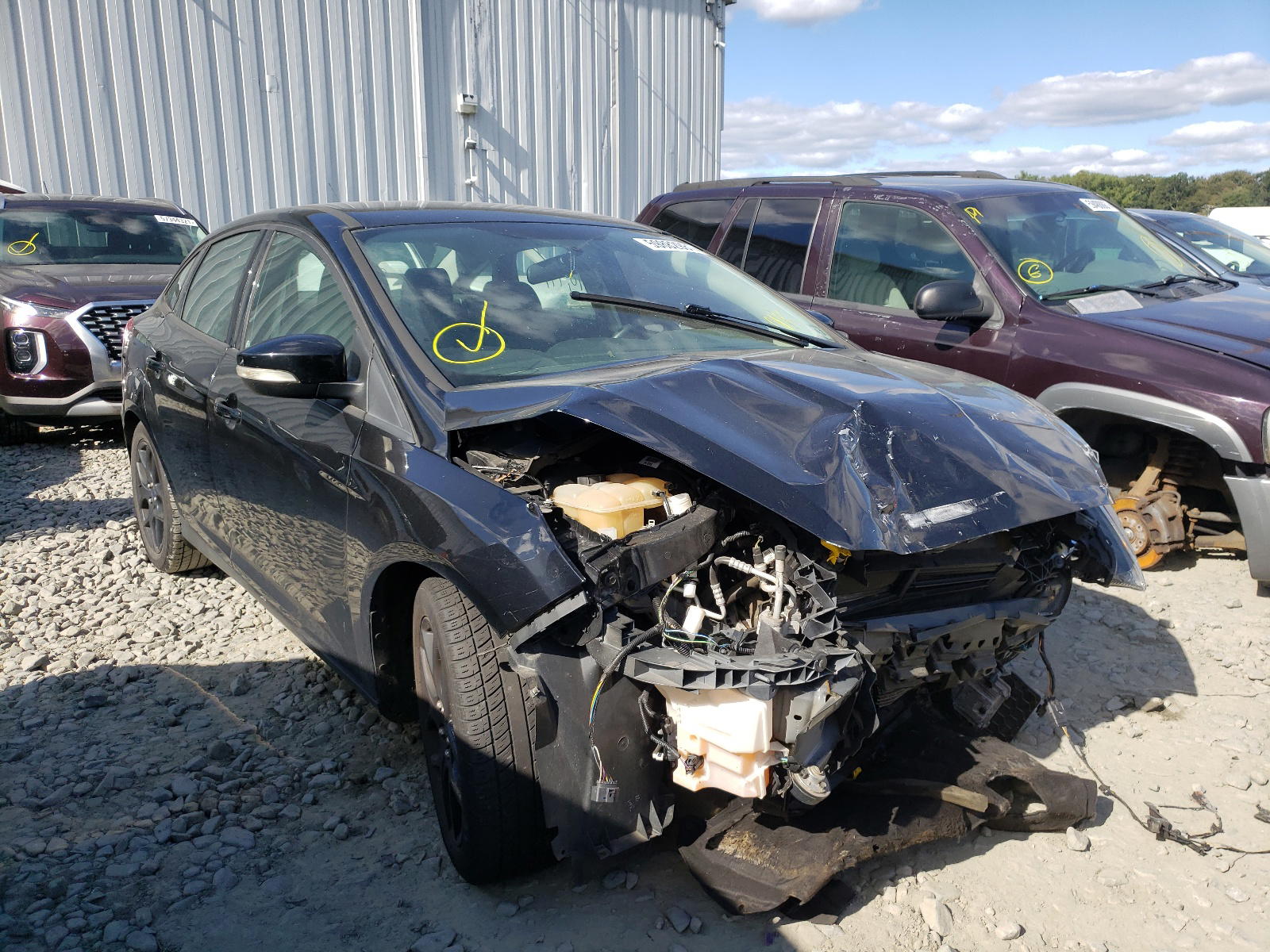 FORD FOCUS SE 2016 with VIN 1FADP3F25GL248234 - Photo from auction