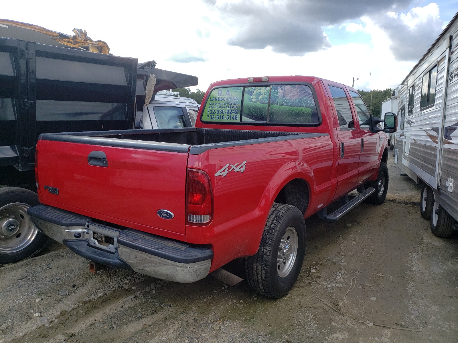 Photo 4 from auction – 2004 FORD F250 SUPER with VIN 1FTNW21L94EA71831