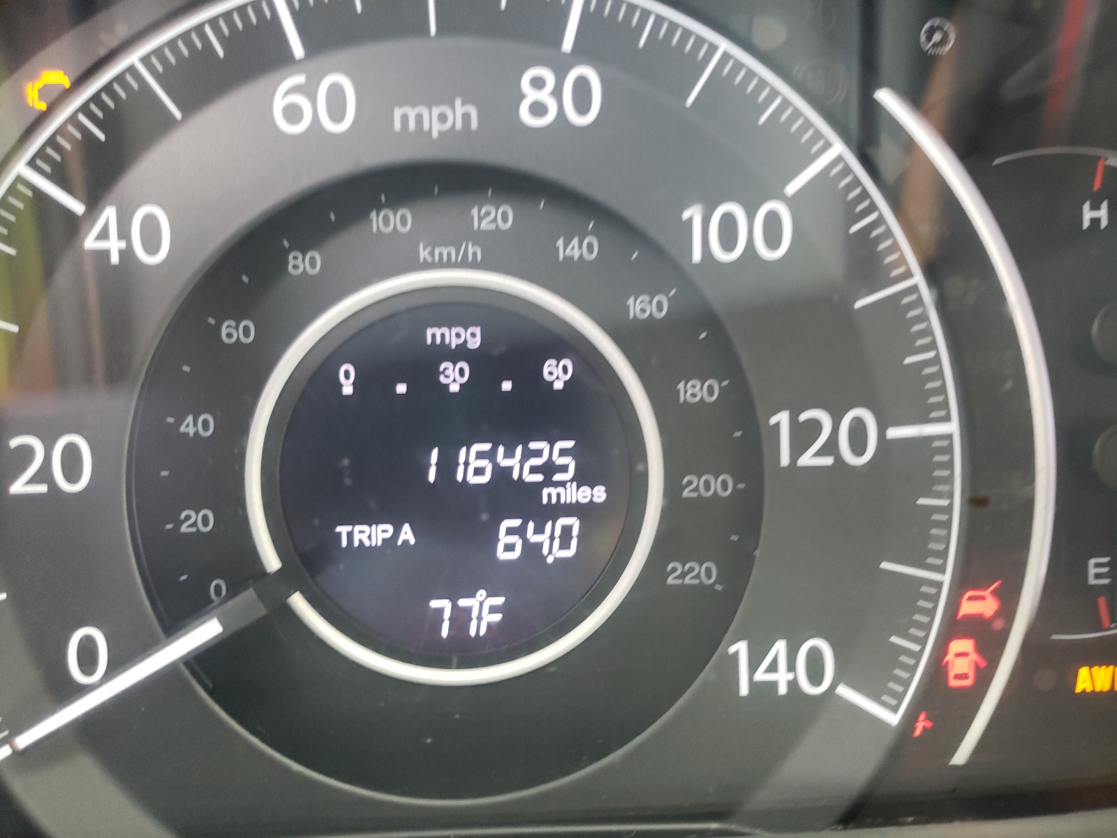 Photo 8 from auction – 2014 HONDA CR-V LX with VIN 2HKRM4H36EH696293