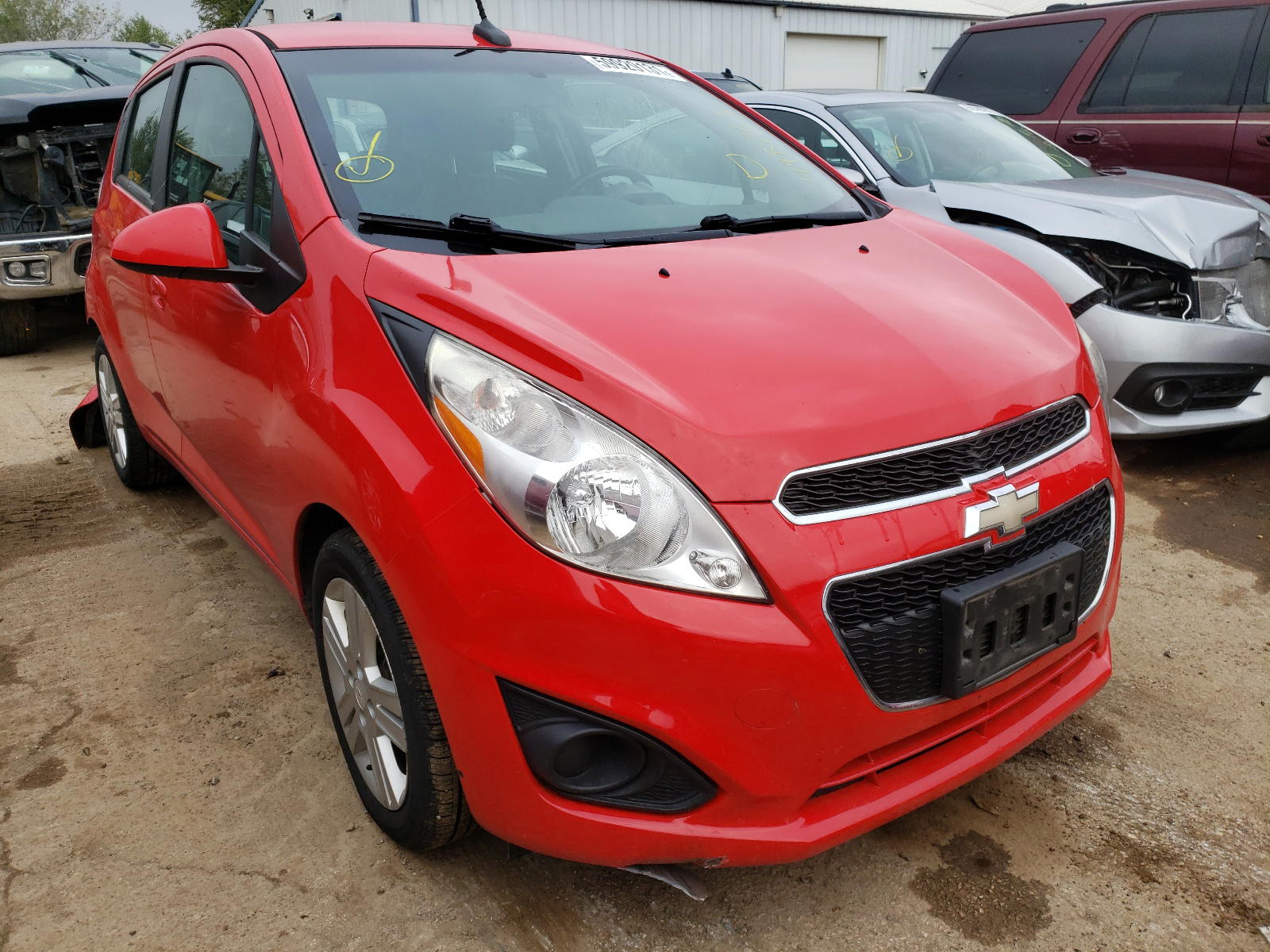 CHEVROLET SPARK 1LT 2014 with VIN KL8CD6S96EC498753 - Photo from auction
