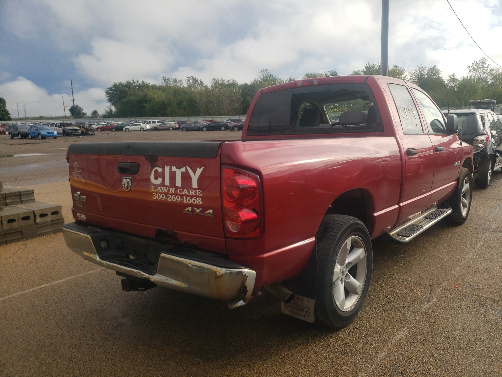Photo 4 from auction – 2008 DODGE RAM 1500 S with VIN 1D7HU18N68J115825