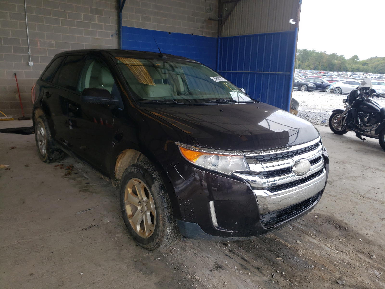 FORD EDGE SEL 2013 with VIN 2FMDK3JC0DBA75397 - Photo from auction