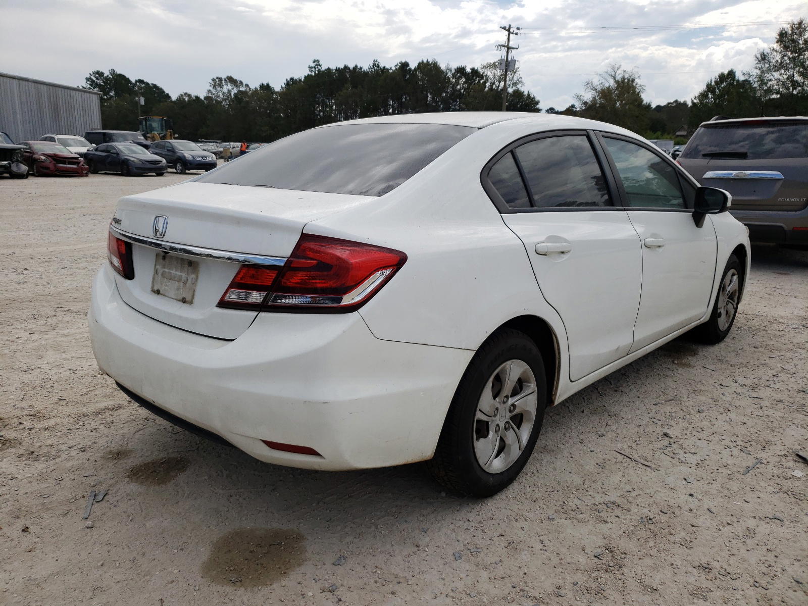 Photo 4 from auction – 2014 HONDA CIVIC LX with VIN 19XFB2F50EE040998