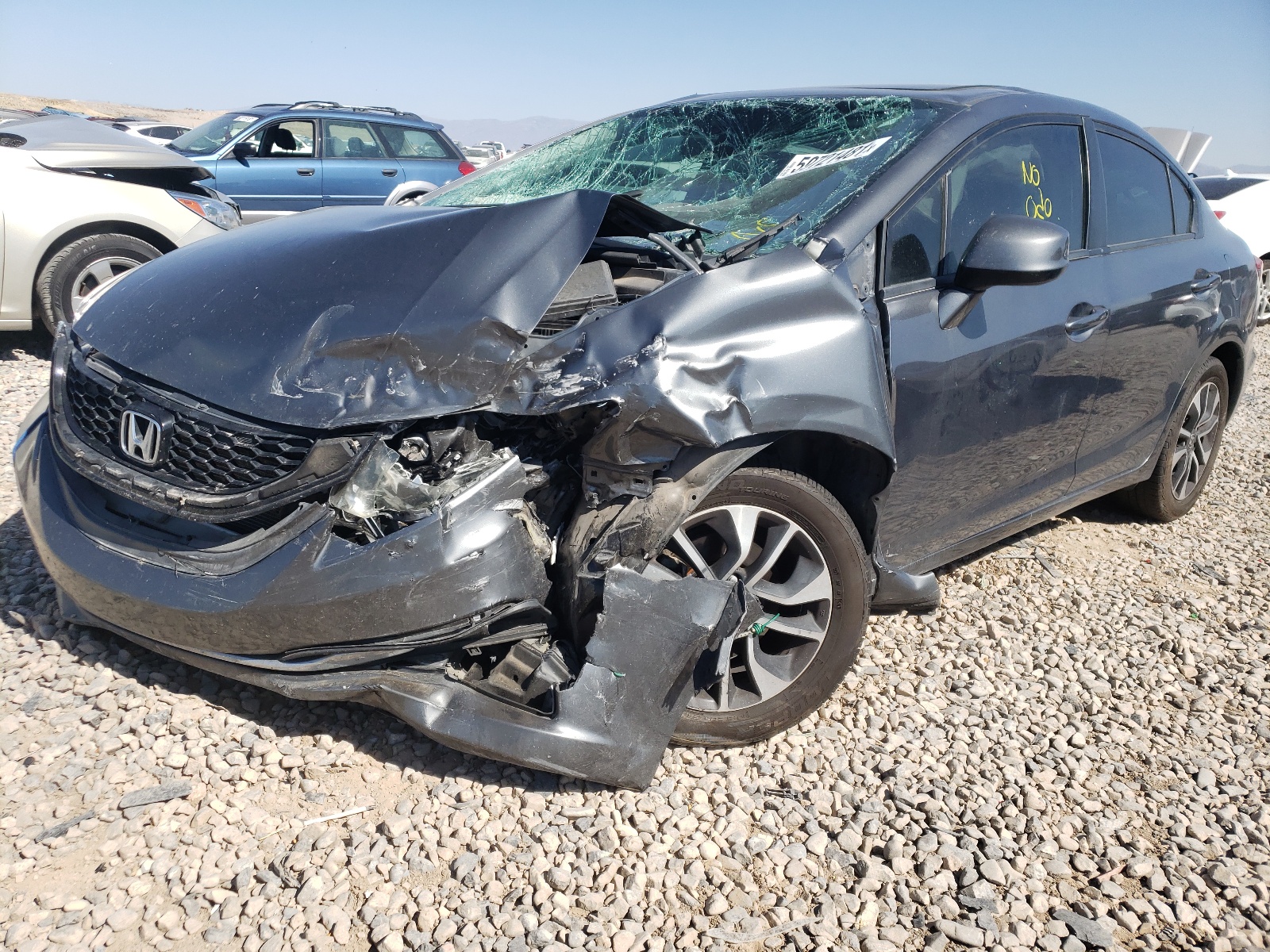 Photo 2 from auction – 2013 HONDA CIVIC EX with VIN 2HGFB2F88DH529762