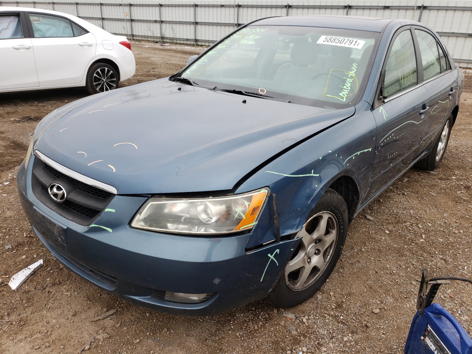 Photo 2 from auction – 2006 HYUNDAI SONATA GLS with VIN 5NPEU46F66H134648