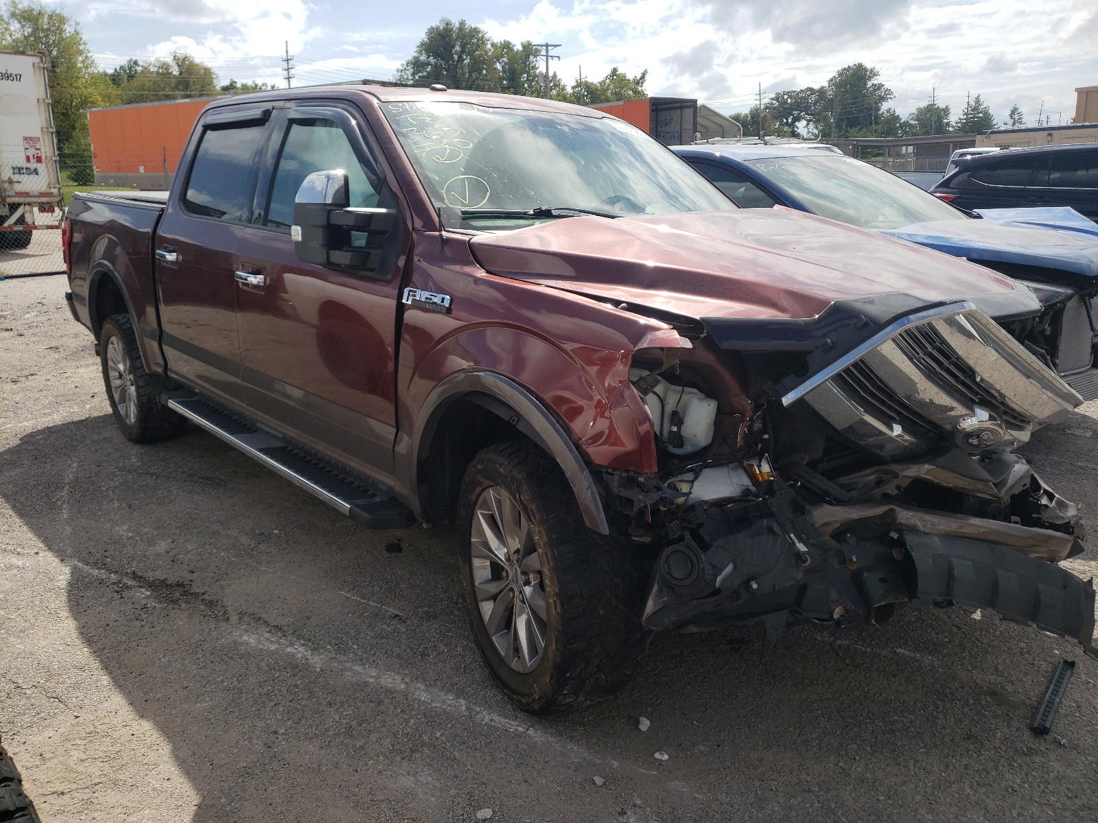 FORD F150 SUPER 2017 with VIN 1FTEW1EF3HFB64262 - Photo from auction