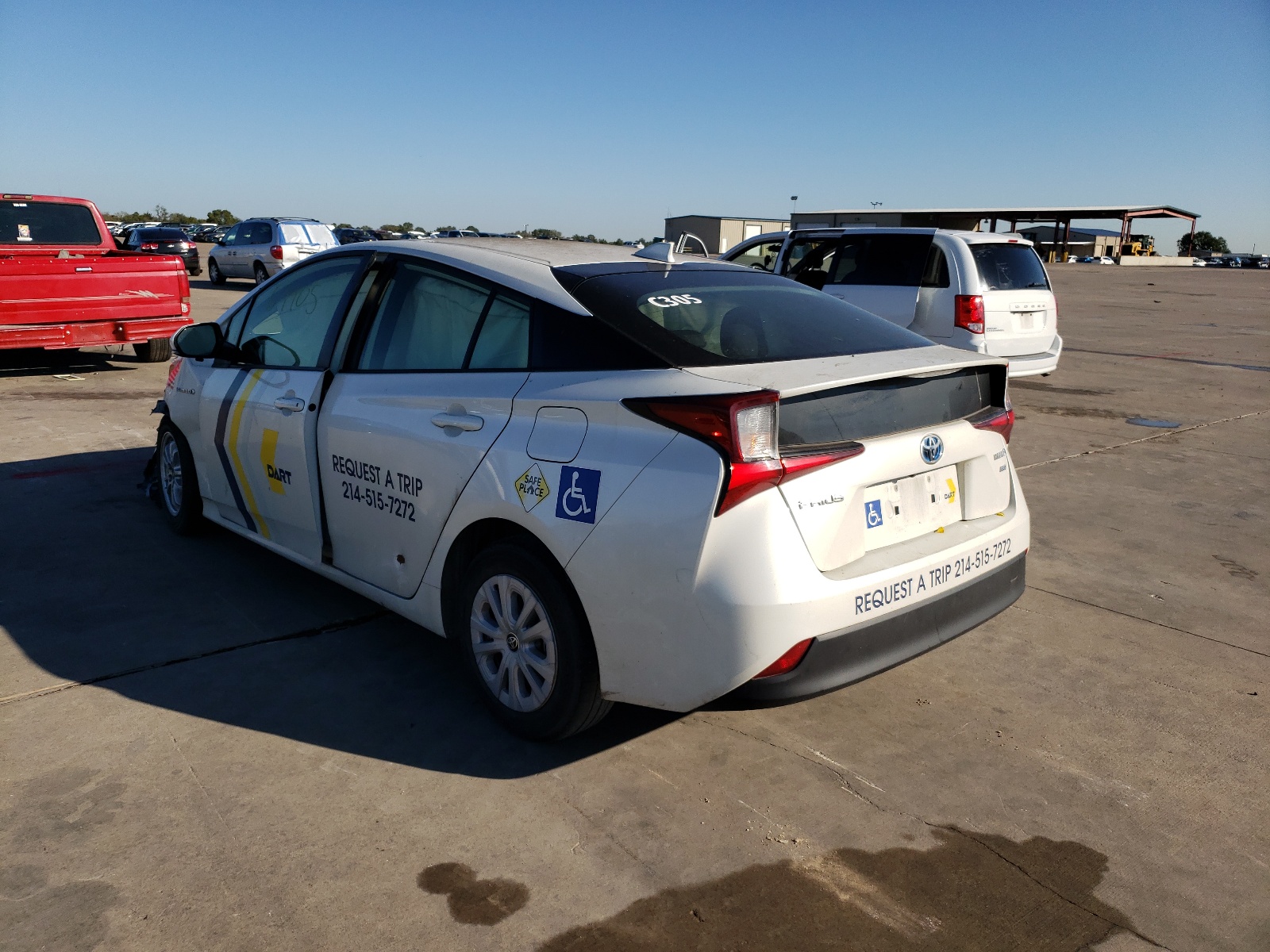 Photo 3 from auction – 2019 TOYOTA PRIUS with VIN JTDKARFUXK3094118