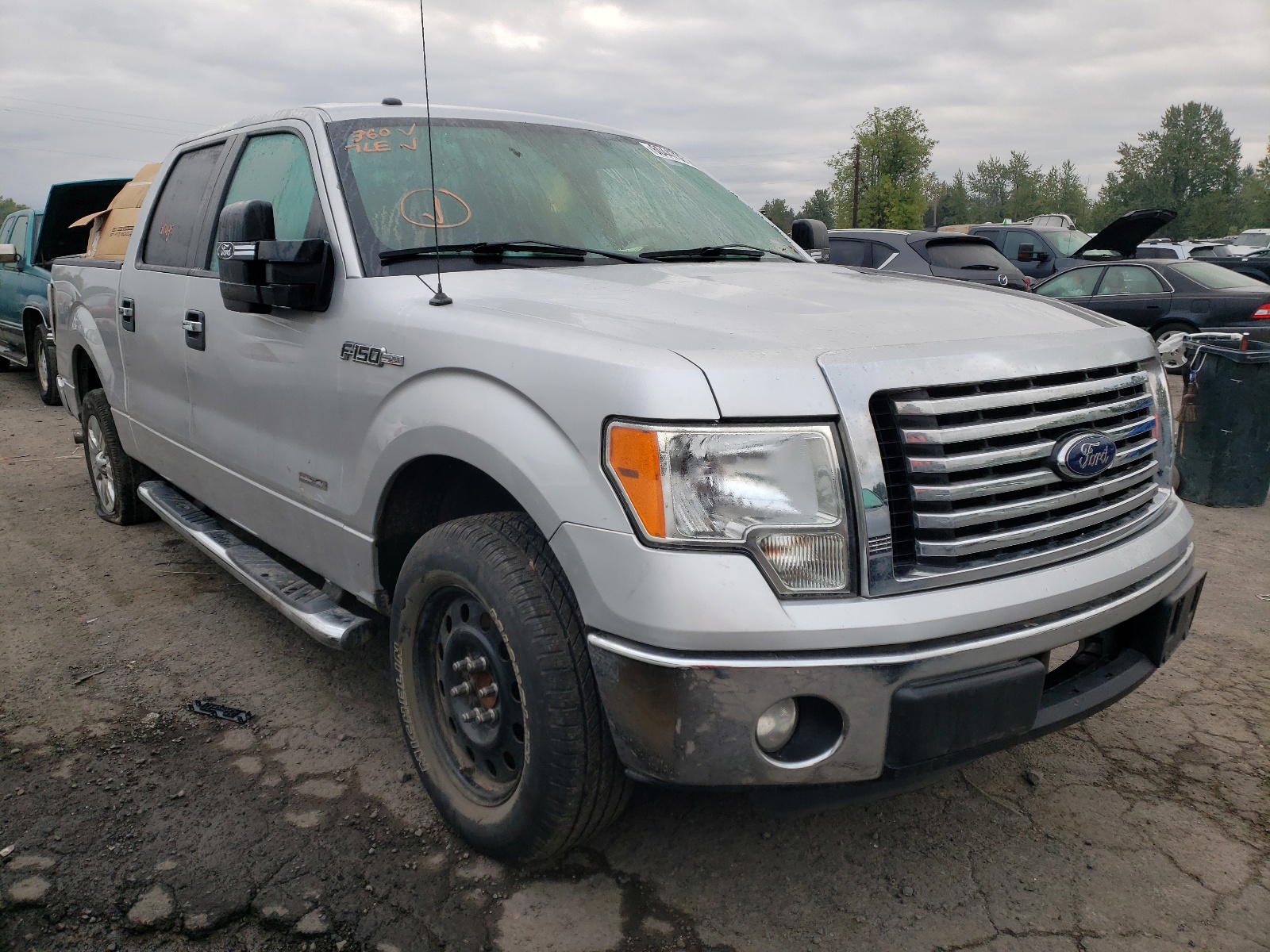 FORD F150 SUPER 2012 with VIN 1FTFW1CT1CFA05830 - Photo from auction