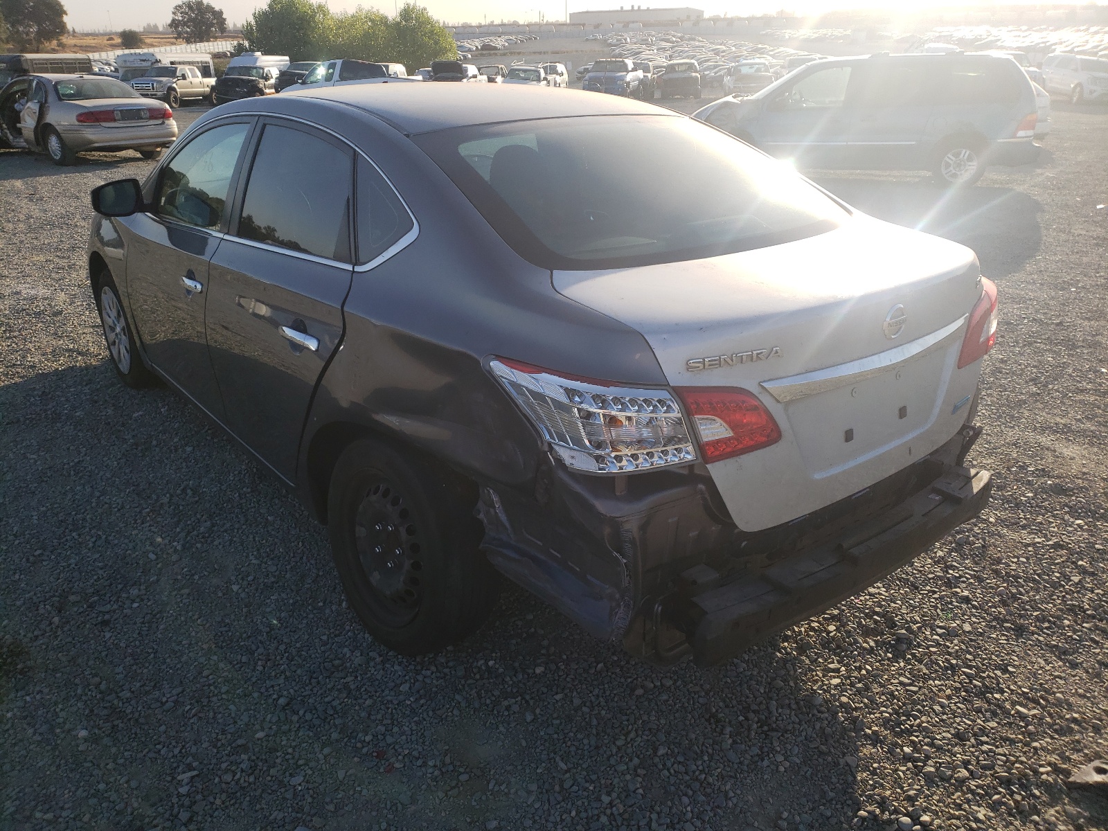 Photo 3 from auction – 2015 NISSAN SENTRA S with VIN 3N1AB7AP3FY254239