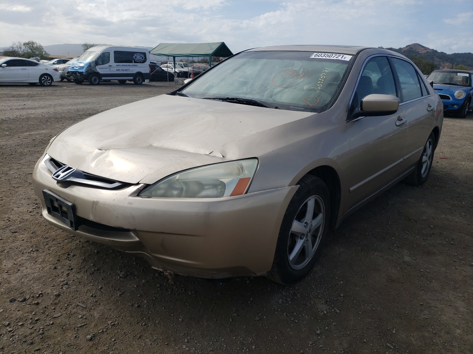 Photo 2 from auction – 2005 HONDA ACCORD with VIN 1HGCM56855A094374
