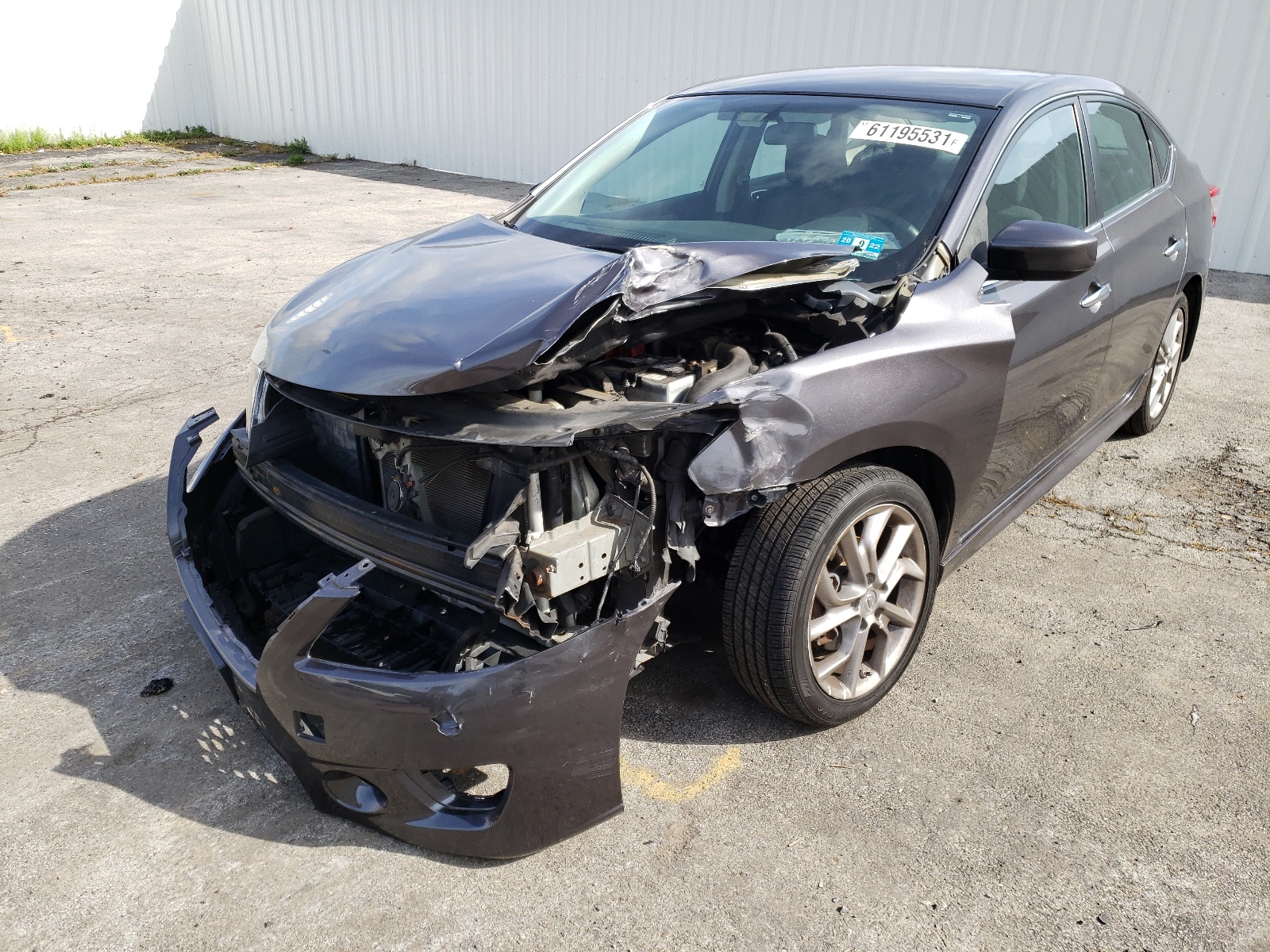 Photo 2 from auction – 2013 NISSAN SENTRA S with VIN 3N1AB7AP5DL755675