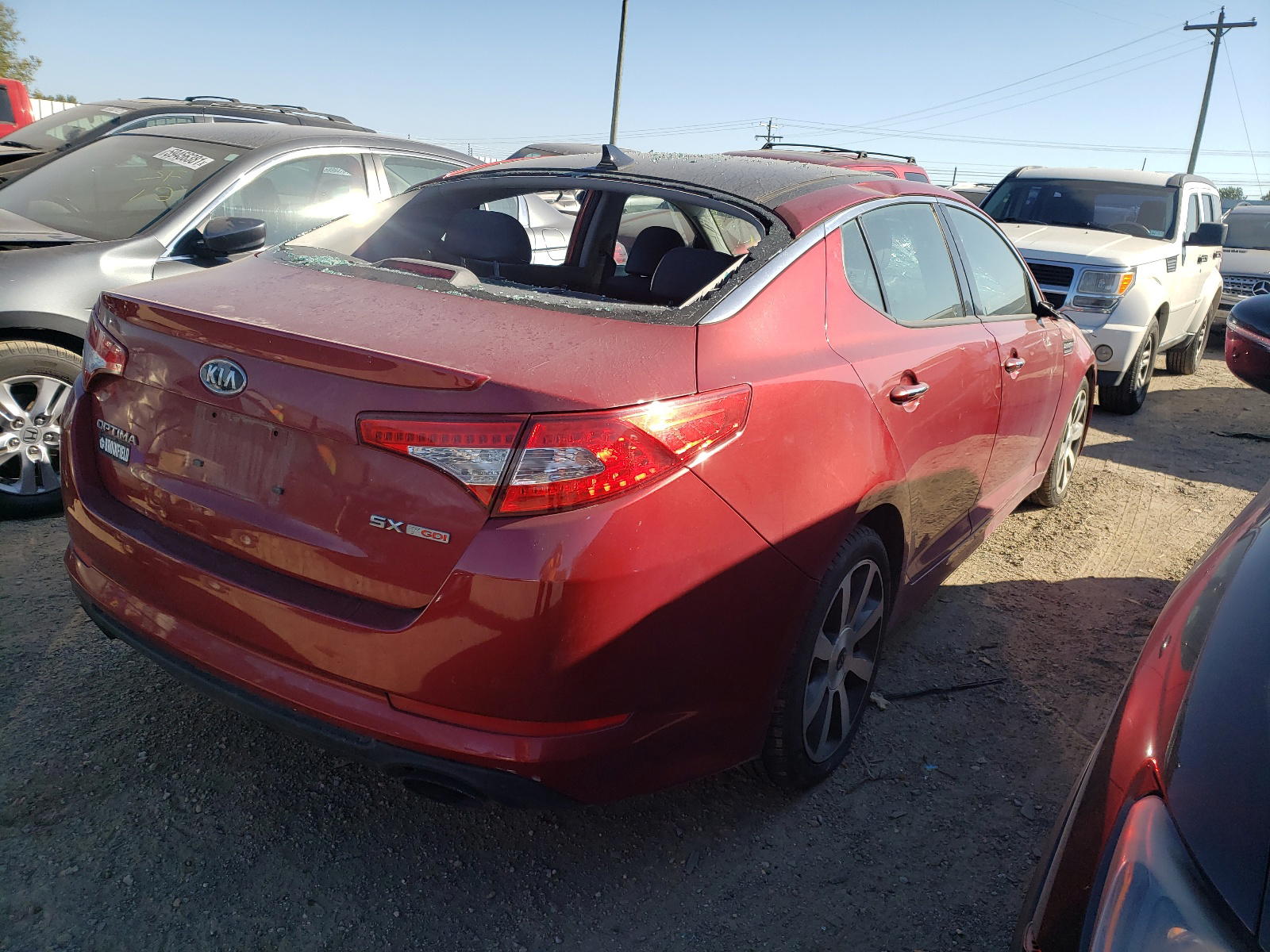 Photo 4 from auction – 2011 KIA OPTIMA SX with VIN KNAGR4A61B5183250