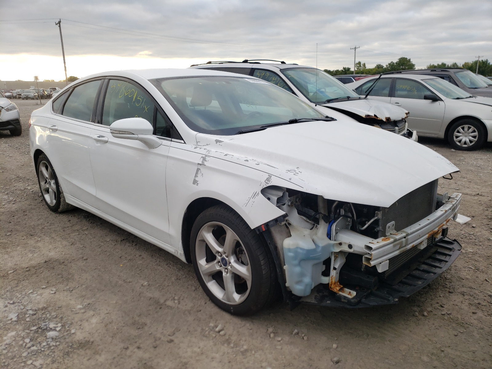 FORD FUSION SE 2015 with VIN 3FA6P0H92FR290345 - Photo from auction