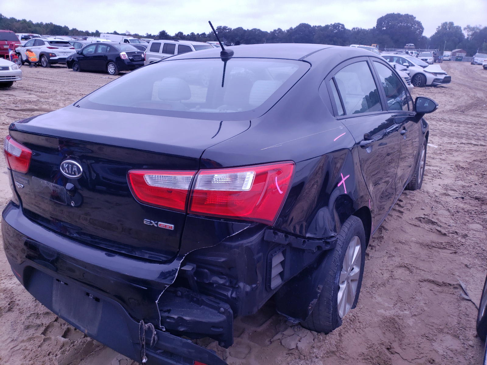 Photo 4 from auction – 2013 KIA RIO EX with VIN KNADN4A37D6100082