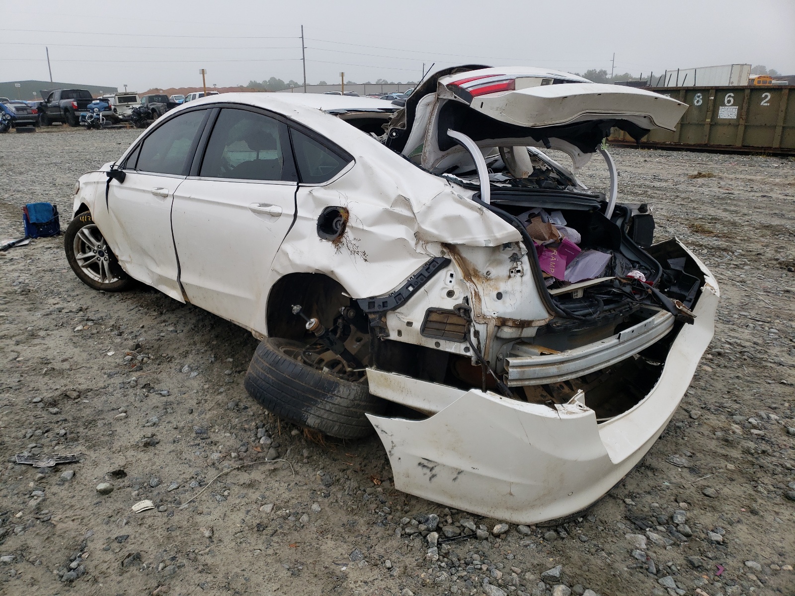 Photo 3 from auction – 2018 FORD FUSION SE with VIN 3FA6P0HD3JR157607