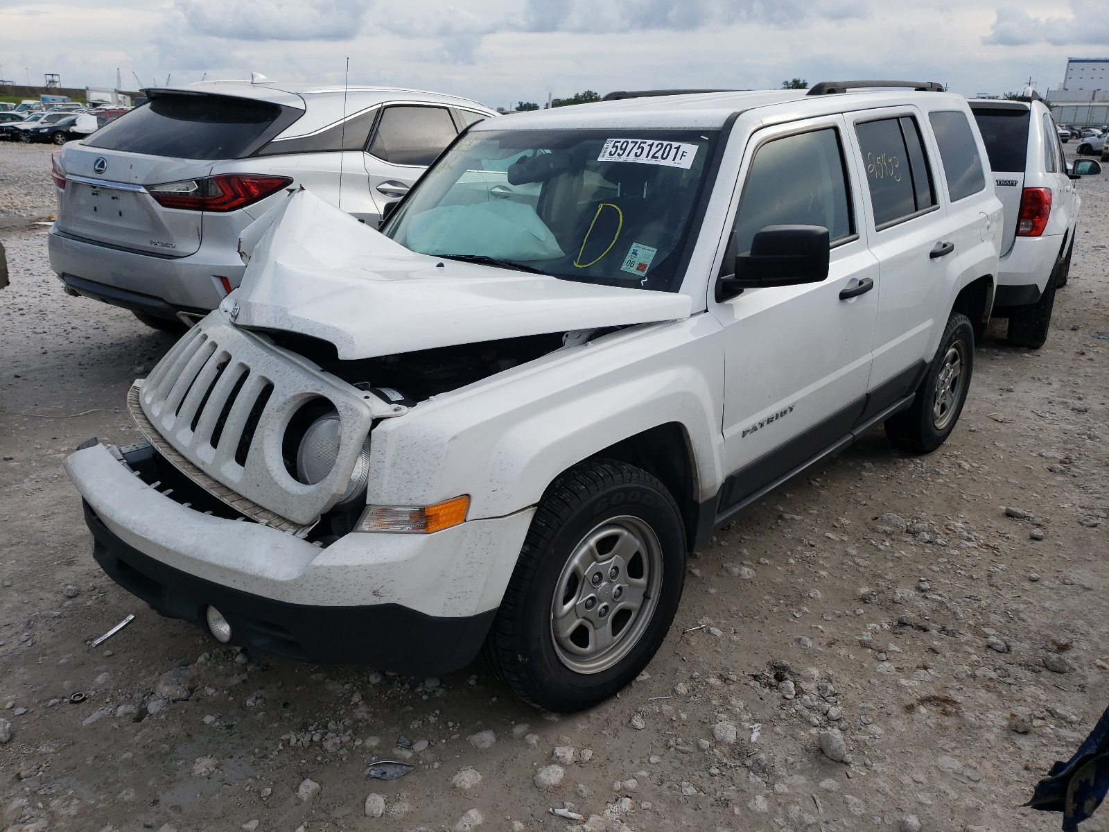 Photo 2 from auction – 2015 JEEP PATRIOT SP with VIN 1C4NJRBB9FD202312
